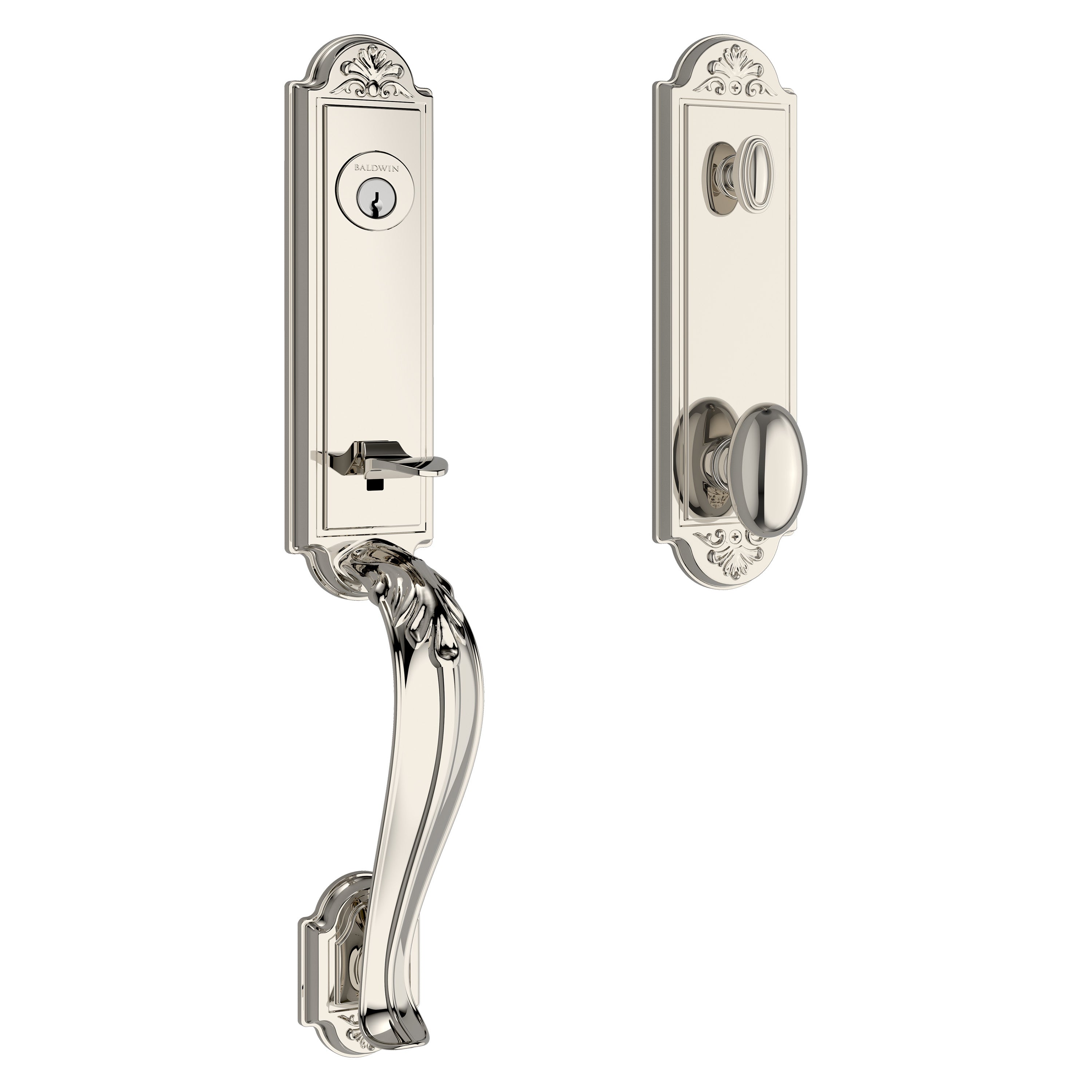 Baldwin Reserve Elizabeth Handleset With Ellipse Knob