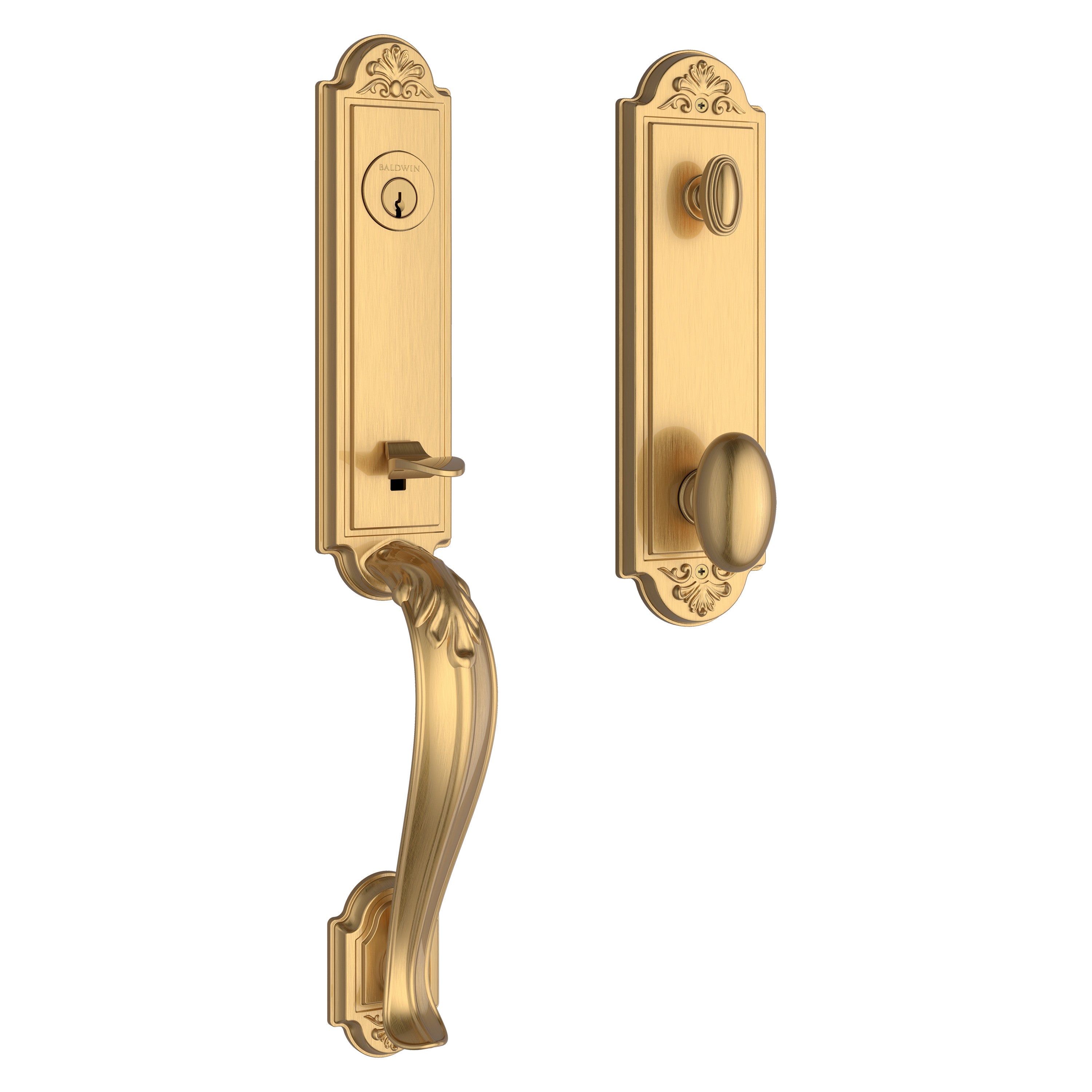 Baldwin Reserve Elizabeth Handleset With Ellipse Knob