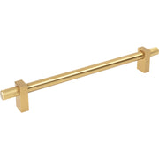 Jeffrey Alexander Larkin Knurled Ends Appliance Handle Brushed Gold / 12"