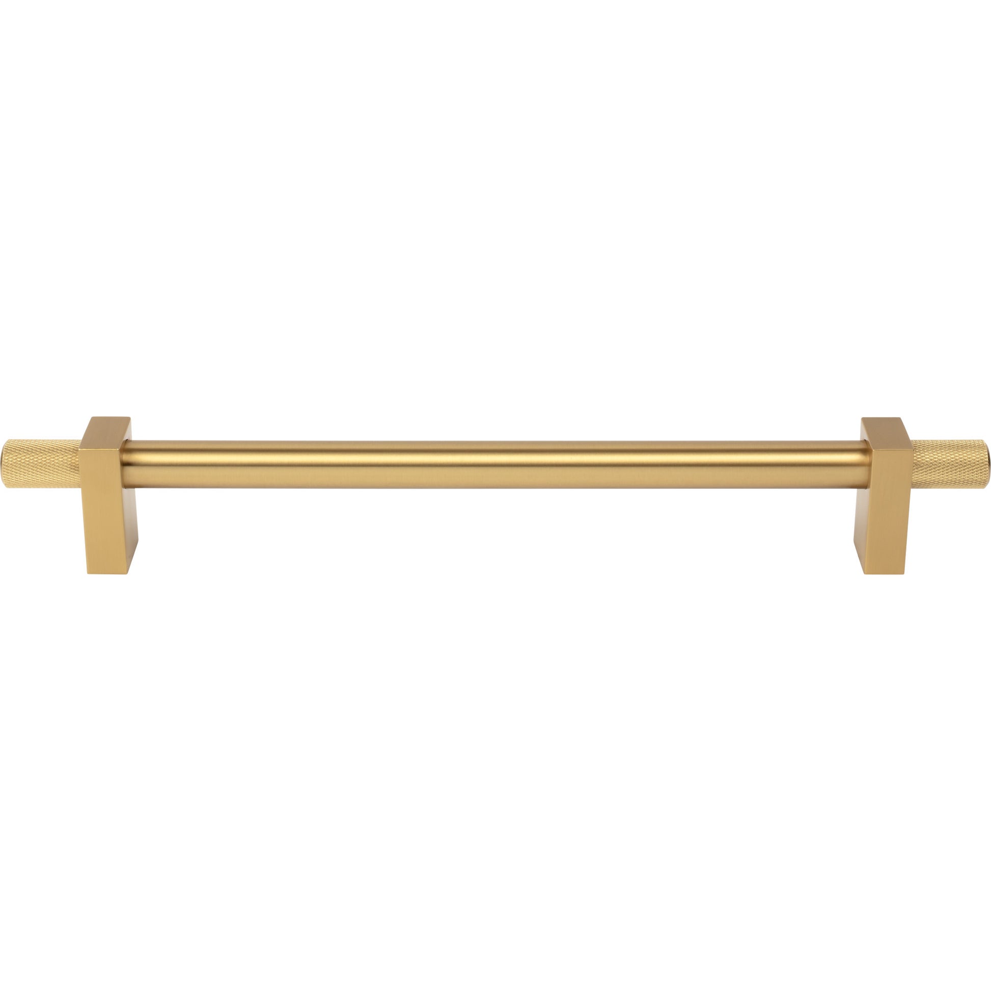 Jeffrey Alexander Larkin Knurled Ends Appliance Handle Brushed Gold / 12"