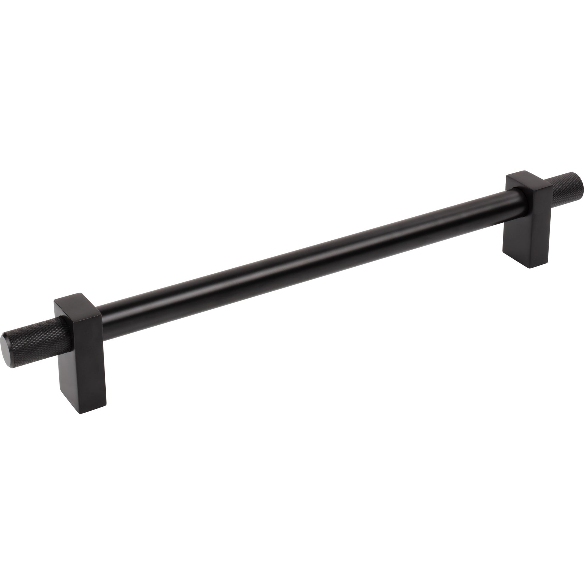 Jeffrey Alexander Larkin Knurled Ends Appliance Handle Matte Black / 12"