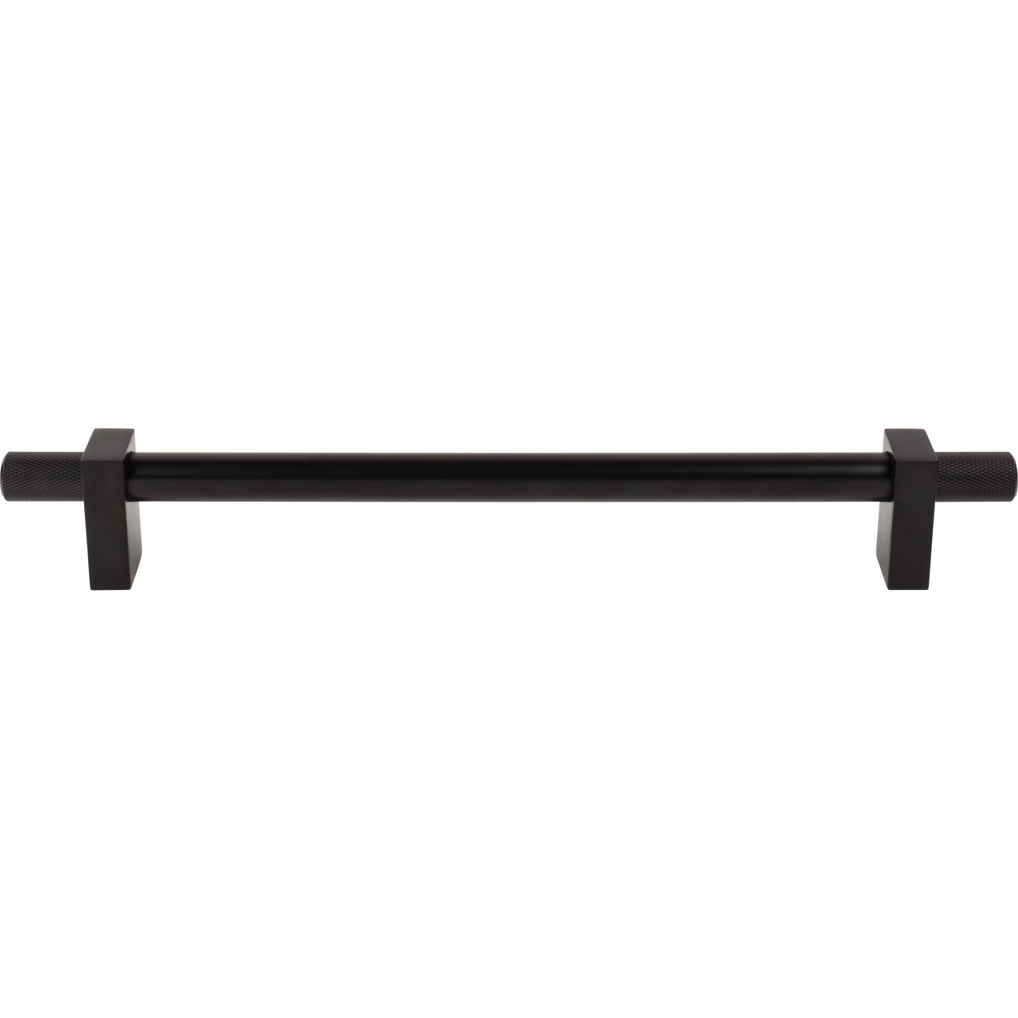 Jeffrey Alexander Larkin Knurled Ends Appliance Handle Matte Black / 12"