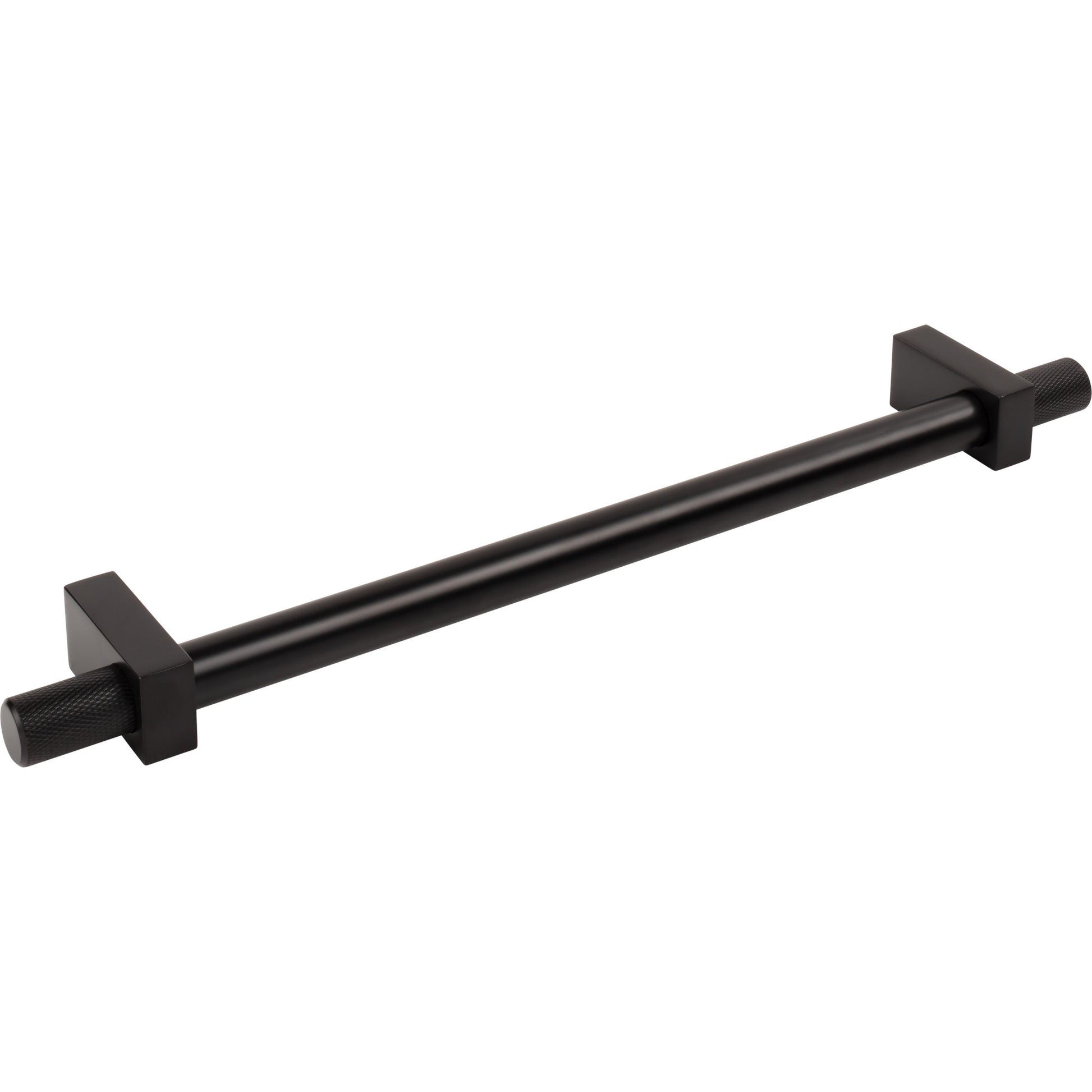 Jeffrey Alexander Larkin Knurled Ends Appliance Handle Matte Black / 12"