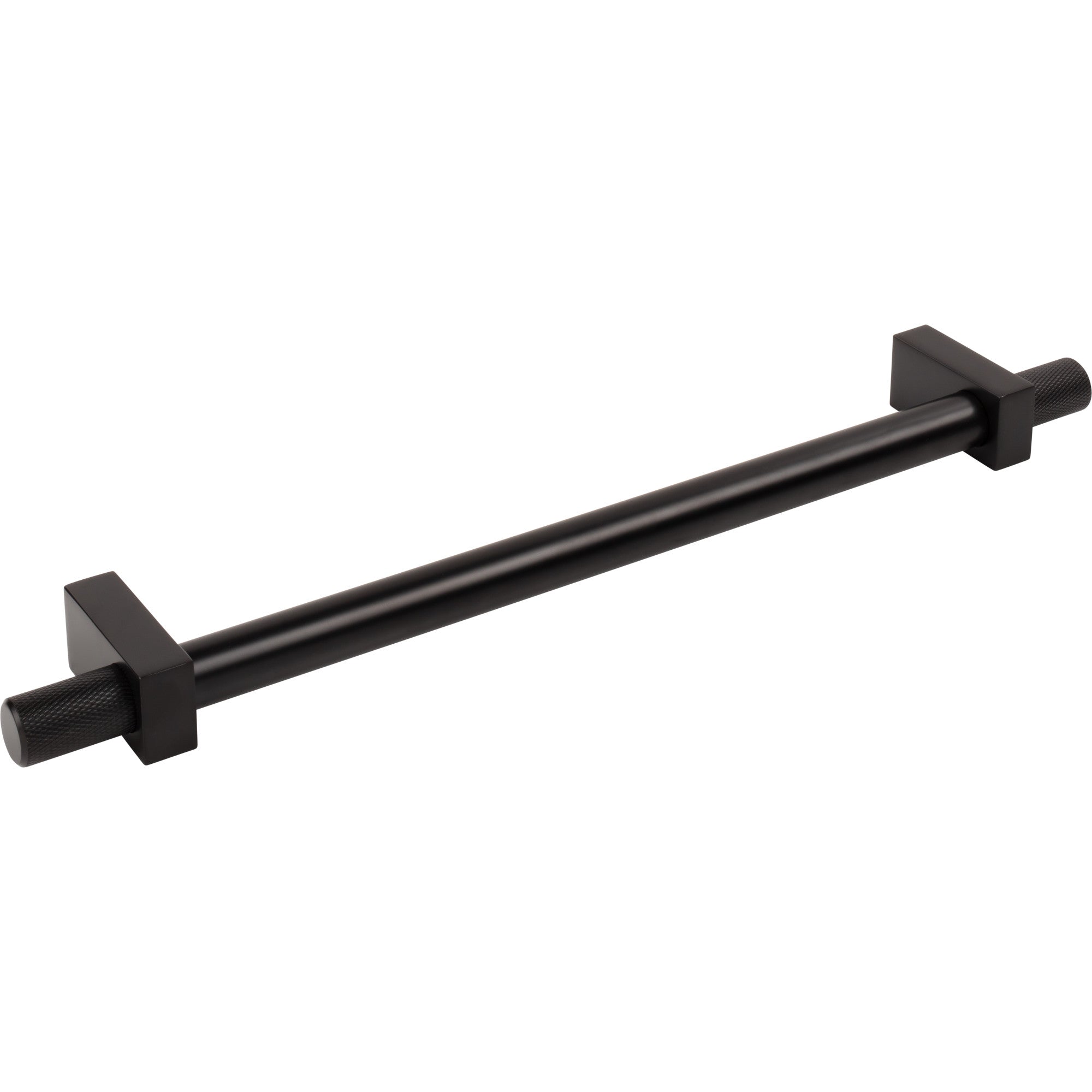 Jeffrey Alexander Larkin Knurled Ends Appliance Handle Matte Black / 12"
