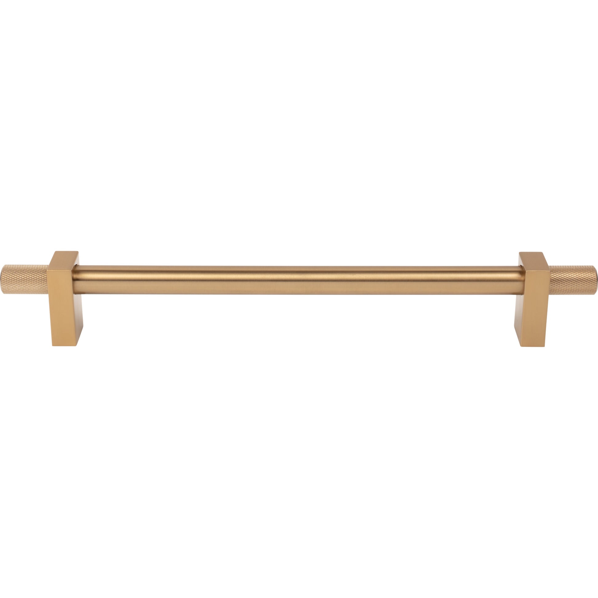 Jeffrey Alexander Larkin Knurled Ends Appliance Handle Satin Bronze / 12"