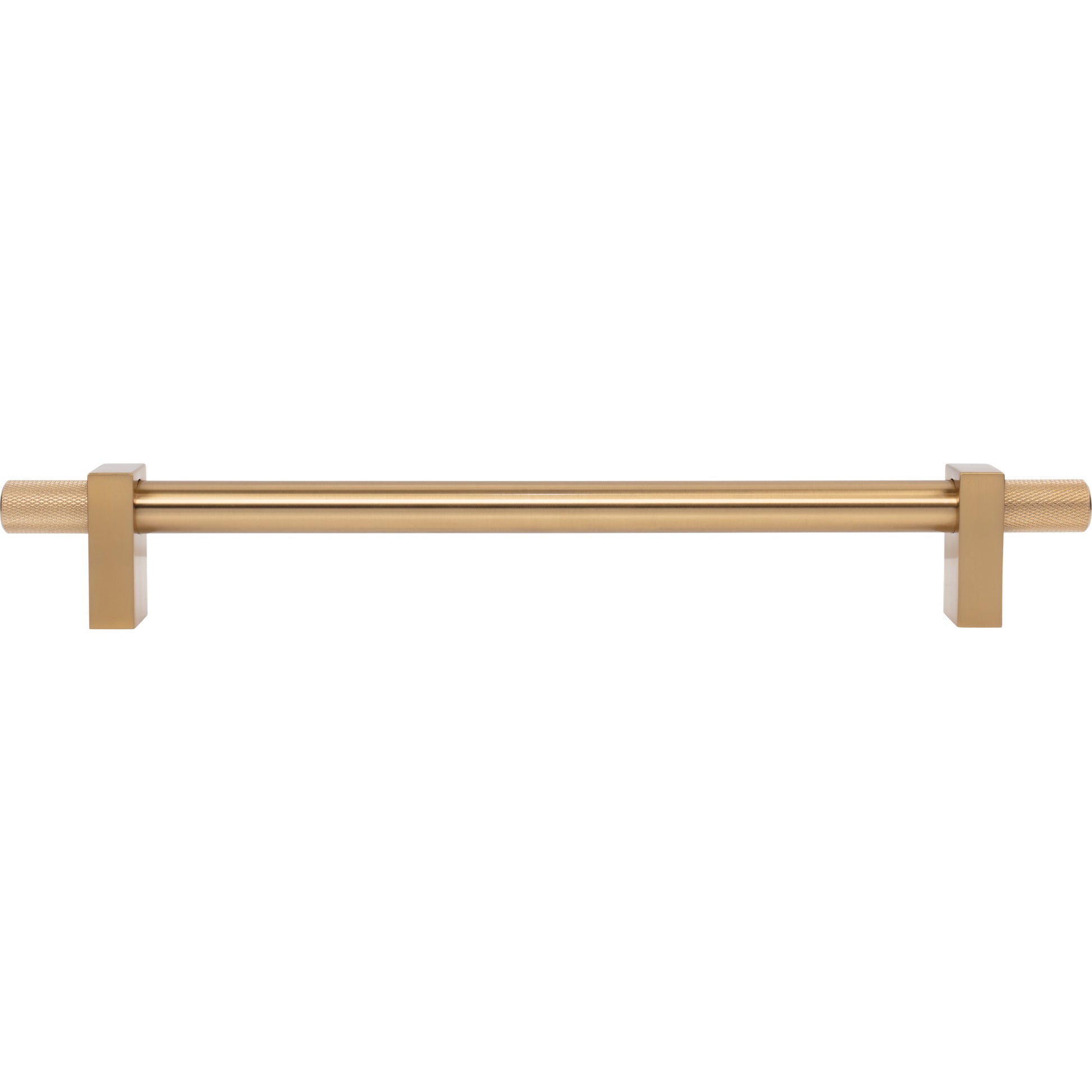 Jeffrey Alexander Larkin Knurled Ends Appliance Handle Satin Bronze / 12"