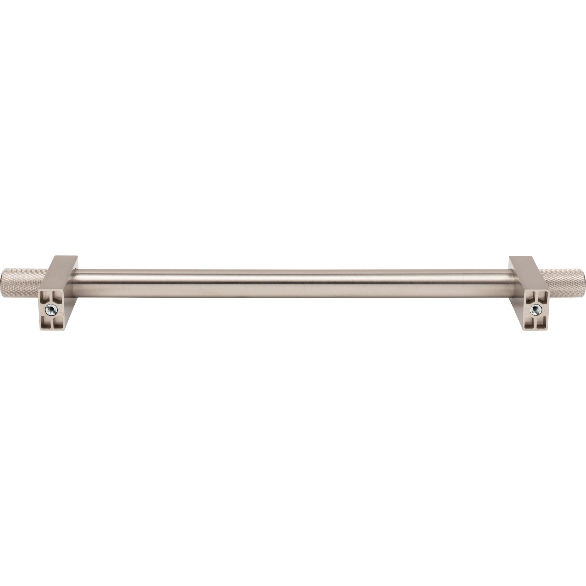 Jeffrey Alexander Larkin Knurled Ends Appliance Handle Satin Nickel / 12"