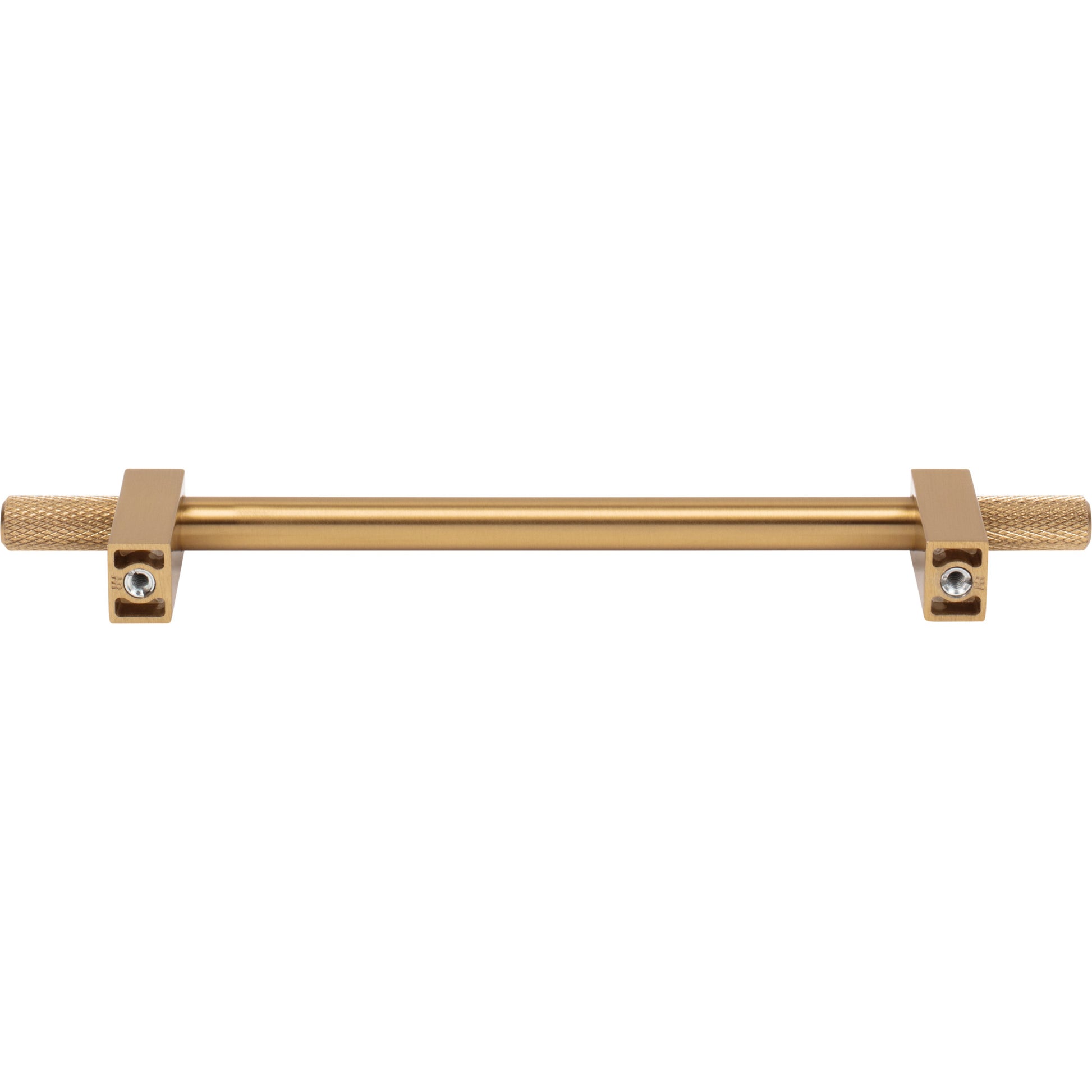 Jeffrey Alexander Larkin Knurled Ends Cabinet Bar Pull Satin Bronze / 160 mm