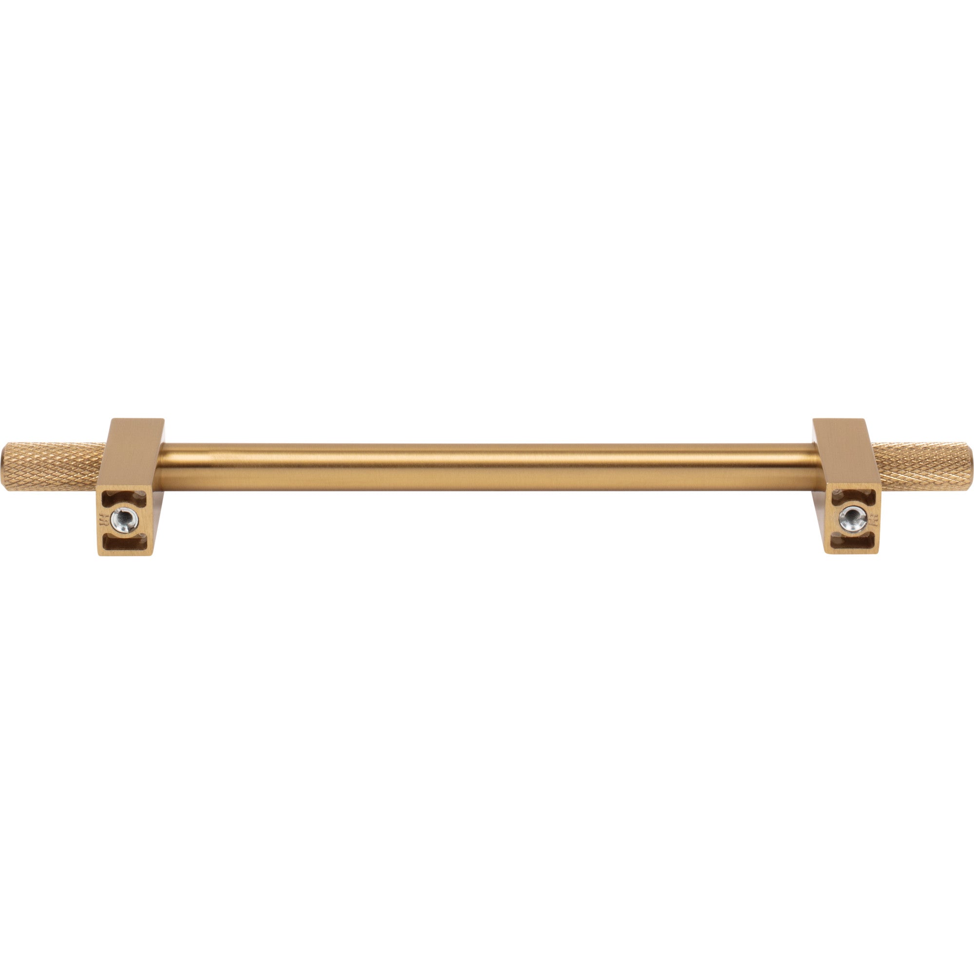 Jeffrey Alexander Larkin Knurled Ends Cabinet Bar Pull Satin Bronze / 160 mm