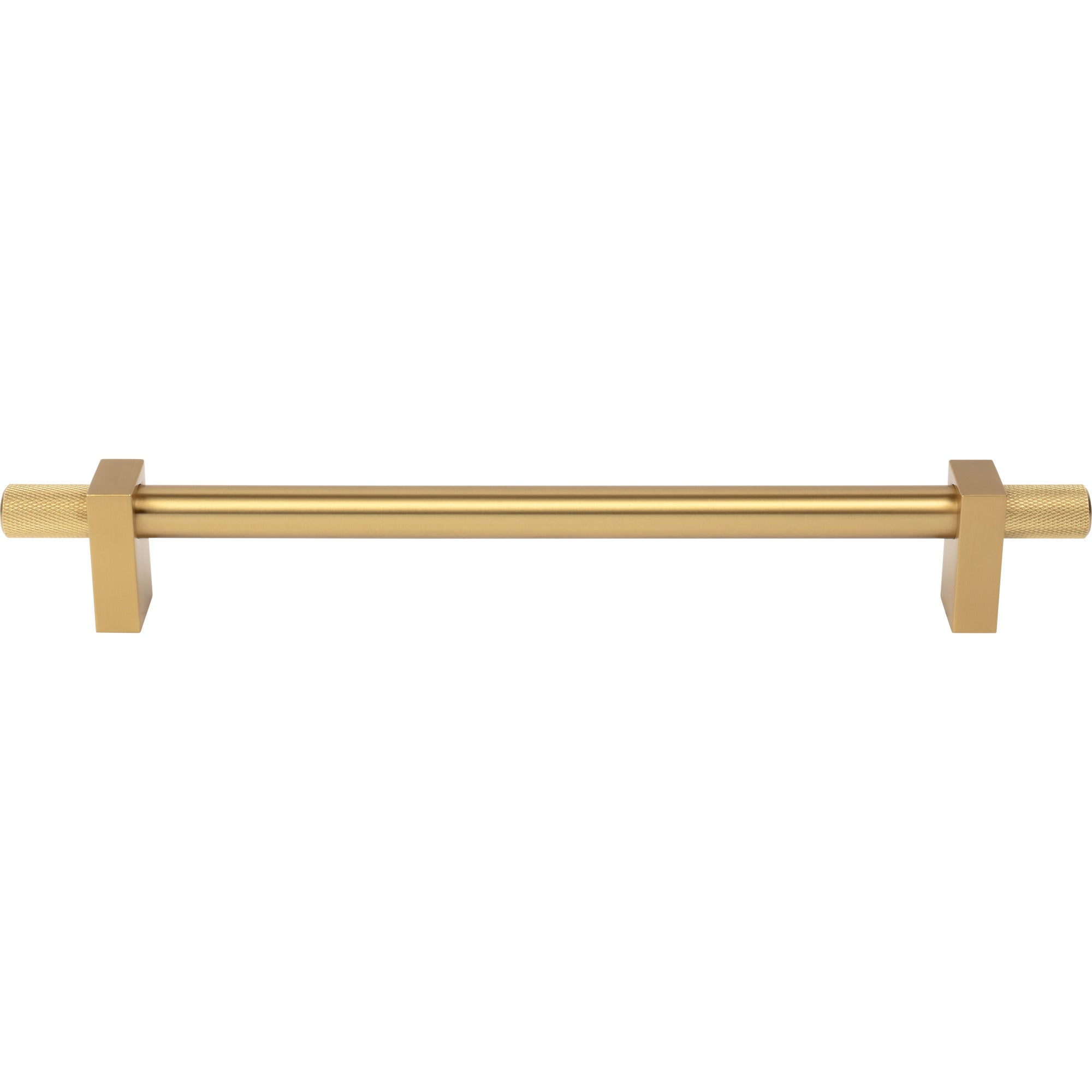 Jeffrey Alexander Larkin Knurled Ends Appliance Handle Brushed Gold / 18"
