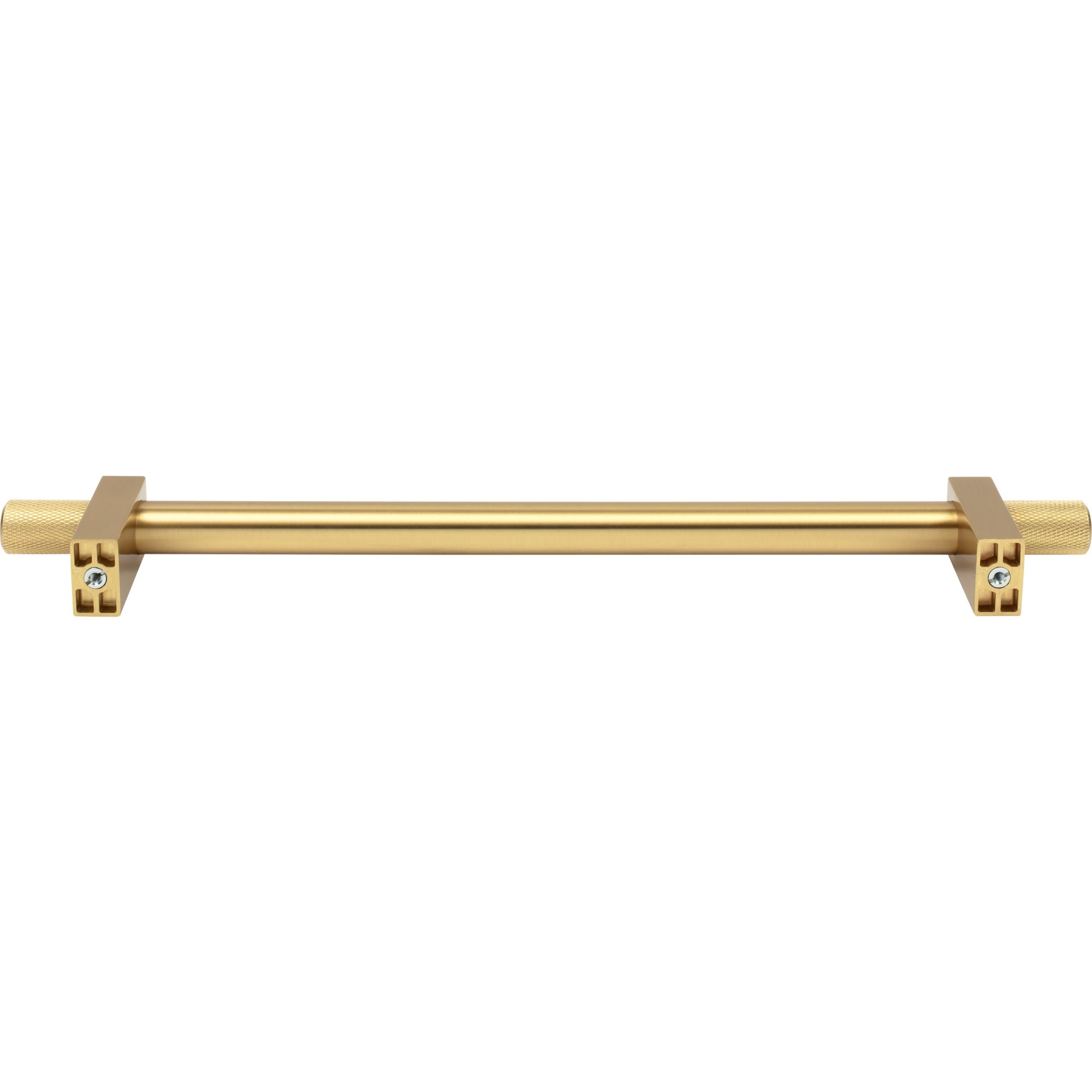 Jeffrey Alexander Larkin Knurled Ends Appliance Handle Brushed Gold / 18"