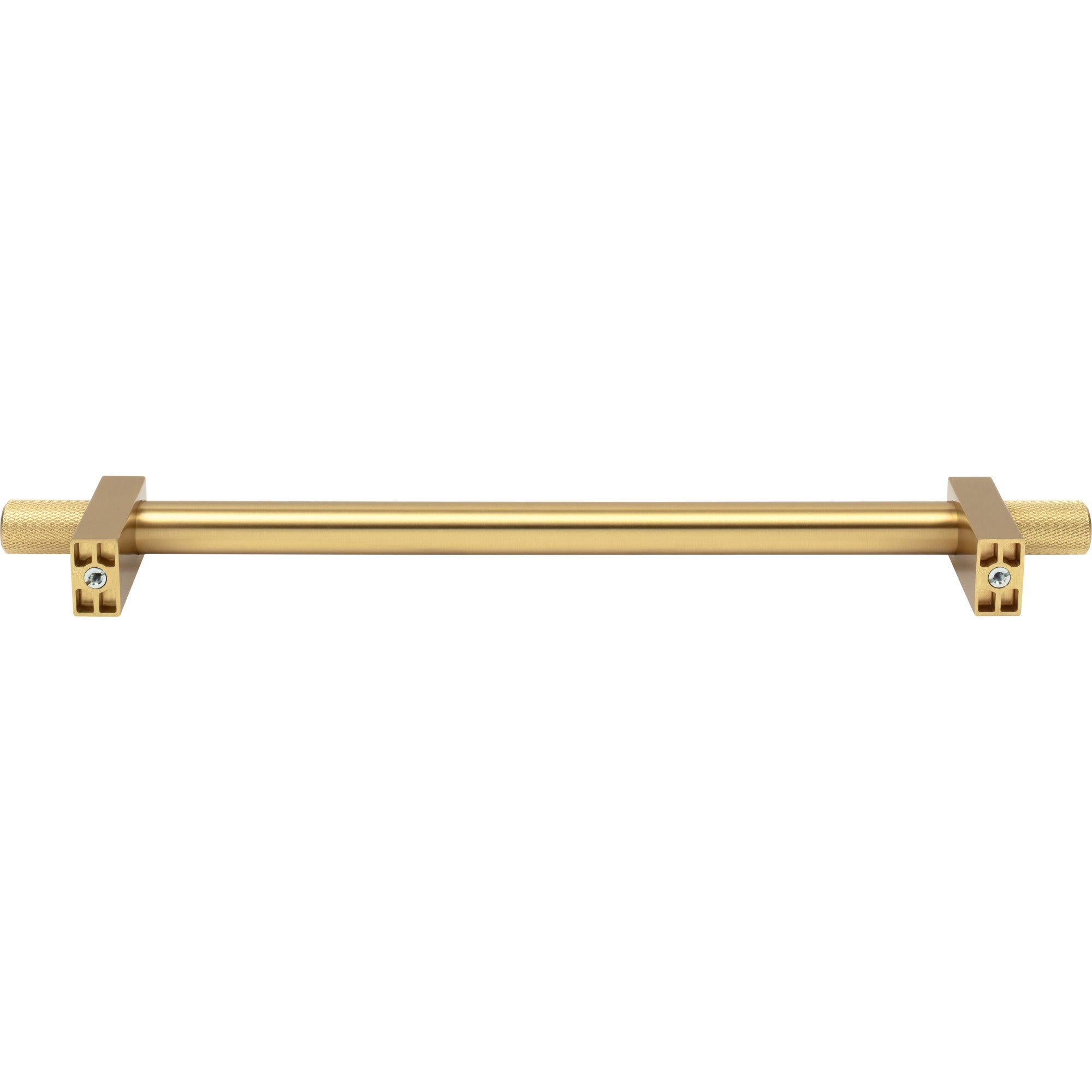 Jeffrey Alexander Larkin Knurled Ends Appliance Handle Brushed Gold / 18"