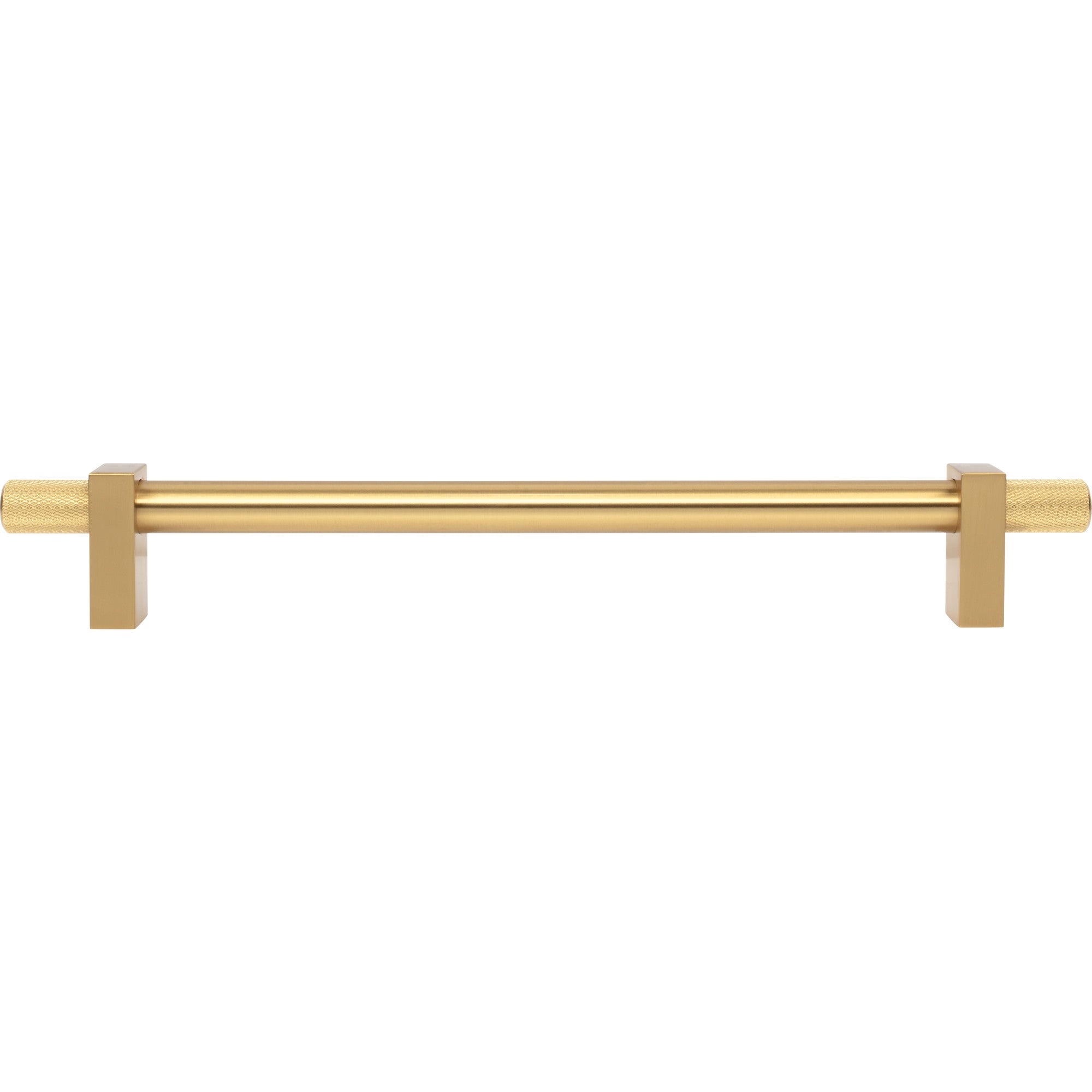 Jeffrey Alexander Larkin Knurled Ends Appliance Handle Brushed Gold / 18"