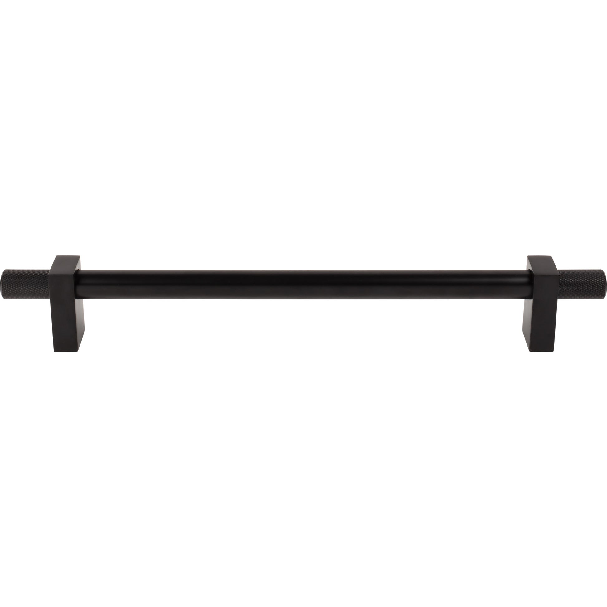 Jeffrey Alexander Larkin Knurled Ends Appliance Handle Matte Black / 18"