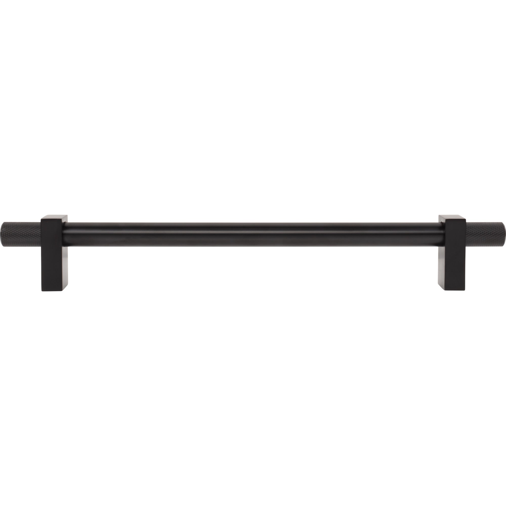Jeffrey Alexander Larkin Knurled Ends Appliance Handle Matte Black / 18"
