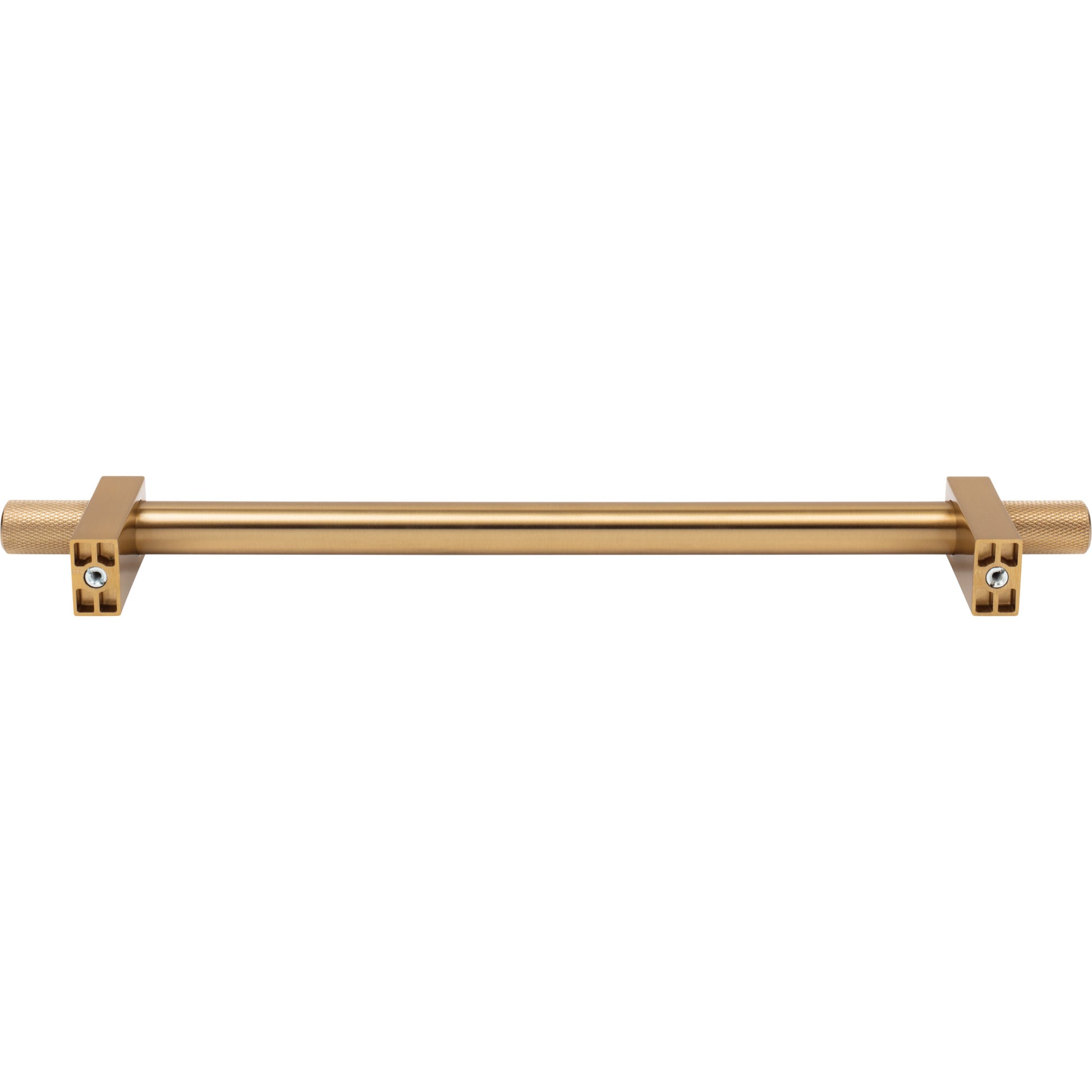 Jeffrey Alexander Larkin Knurled Ends Appliance Handle Satin Bronze / 18"