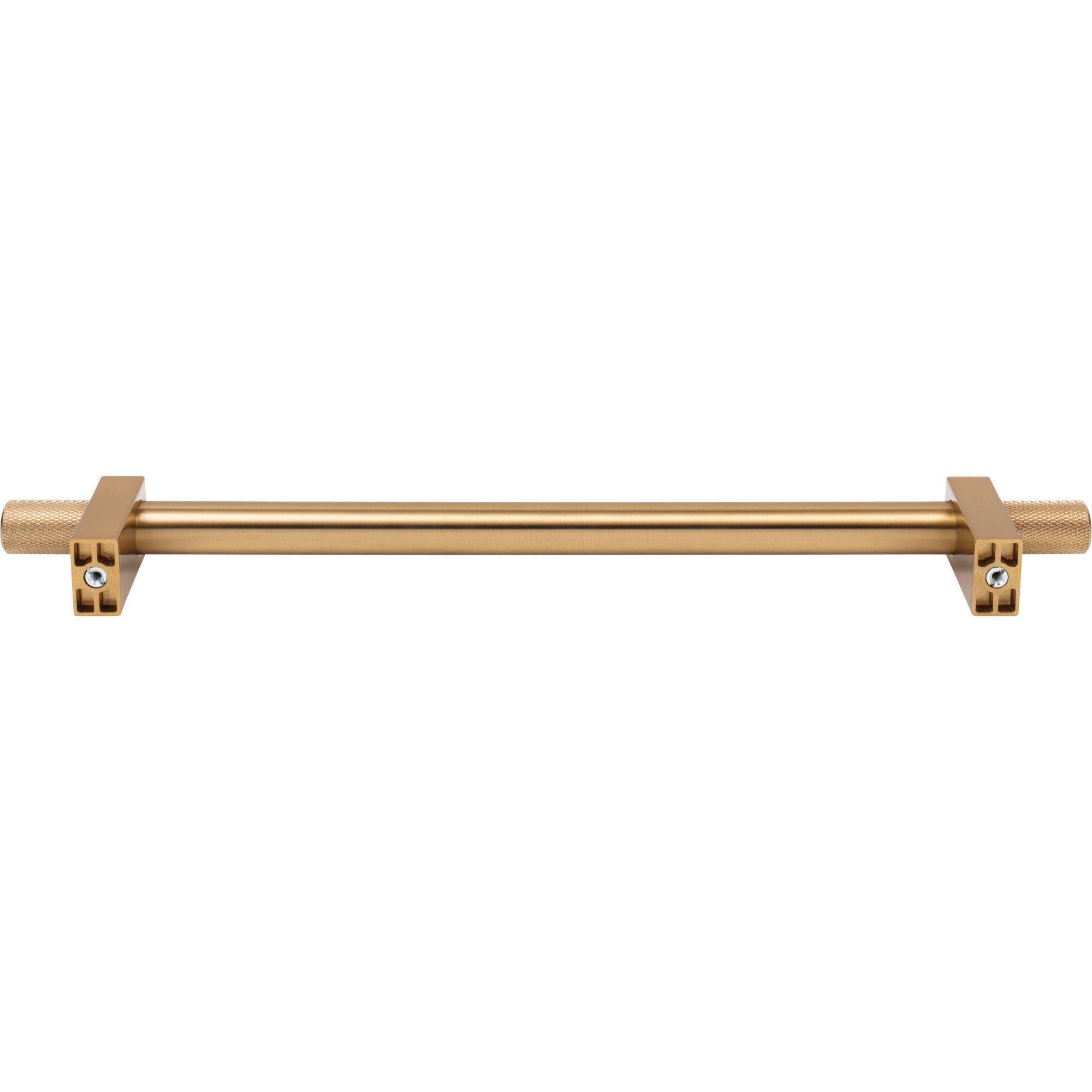 Jeffrey Alexander Larkin Knurled Ends Appliance Handle Satin Bronze / 18"