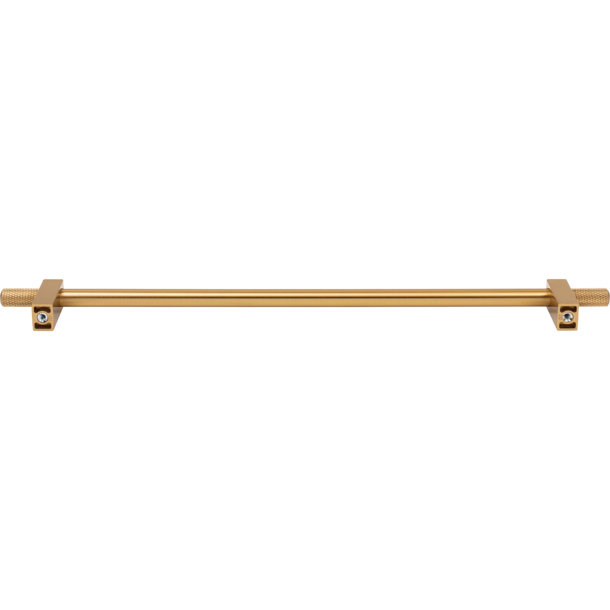 Jeffrey Alexander Larkin Knurled Ends Cabinet Bar Pull Satin Bronze / 305 mm