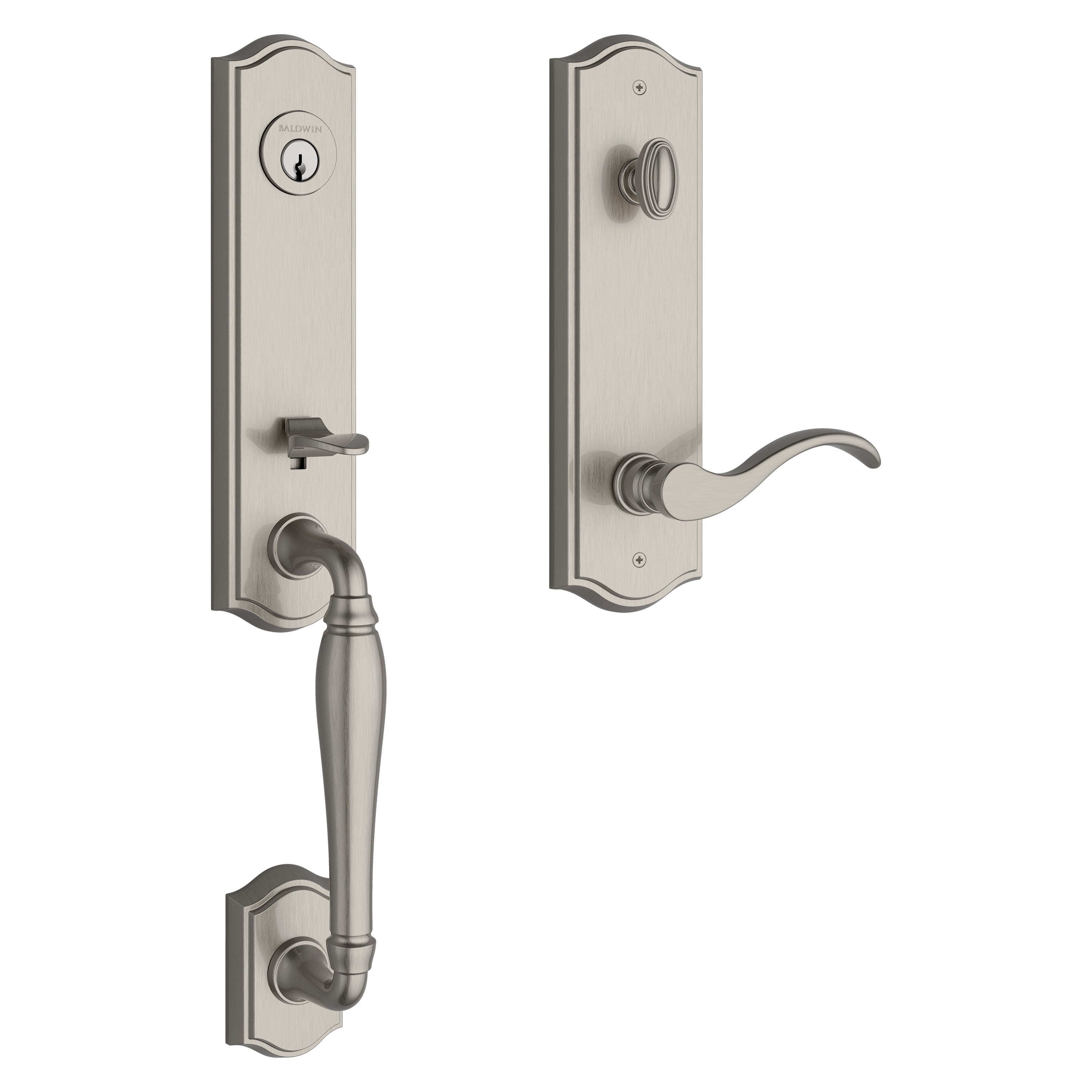 Baldwin Reserve New Hampshire Handleset With Curve Lever