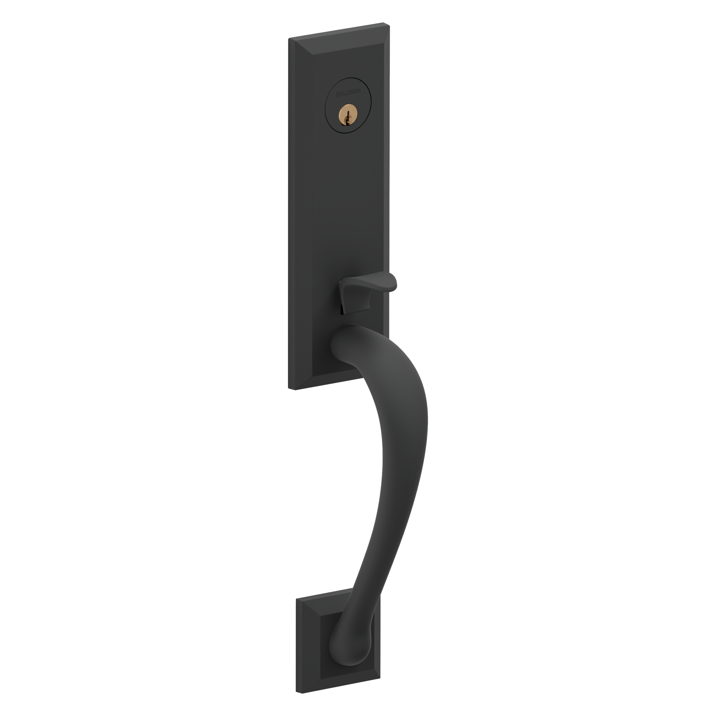 Baldwin Cody Single Cylinder Handleset with 5452V Beavertail Lever