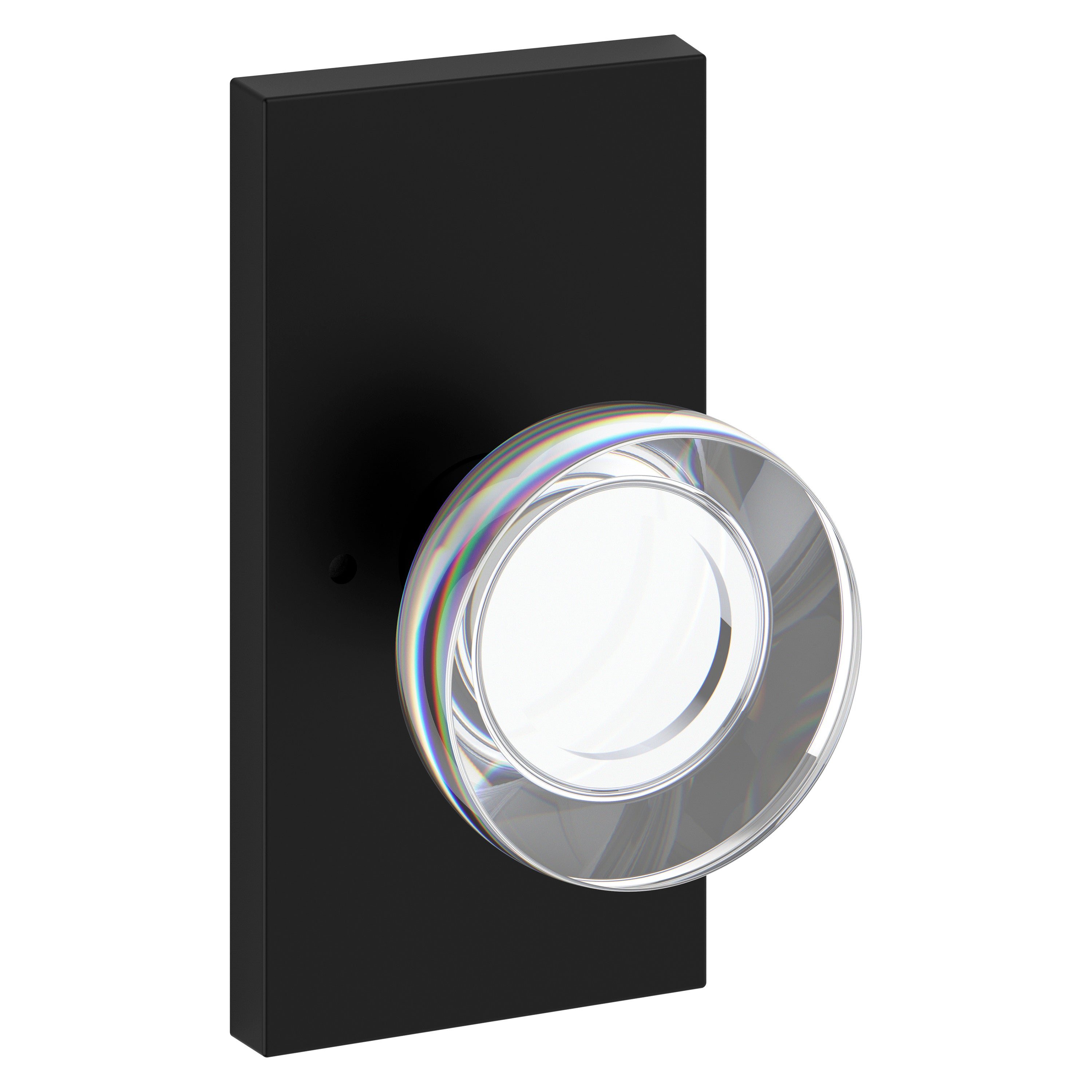 Baldwin Reserve Contemporary Crystal Privacy Knob Set