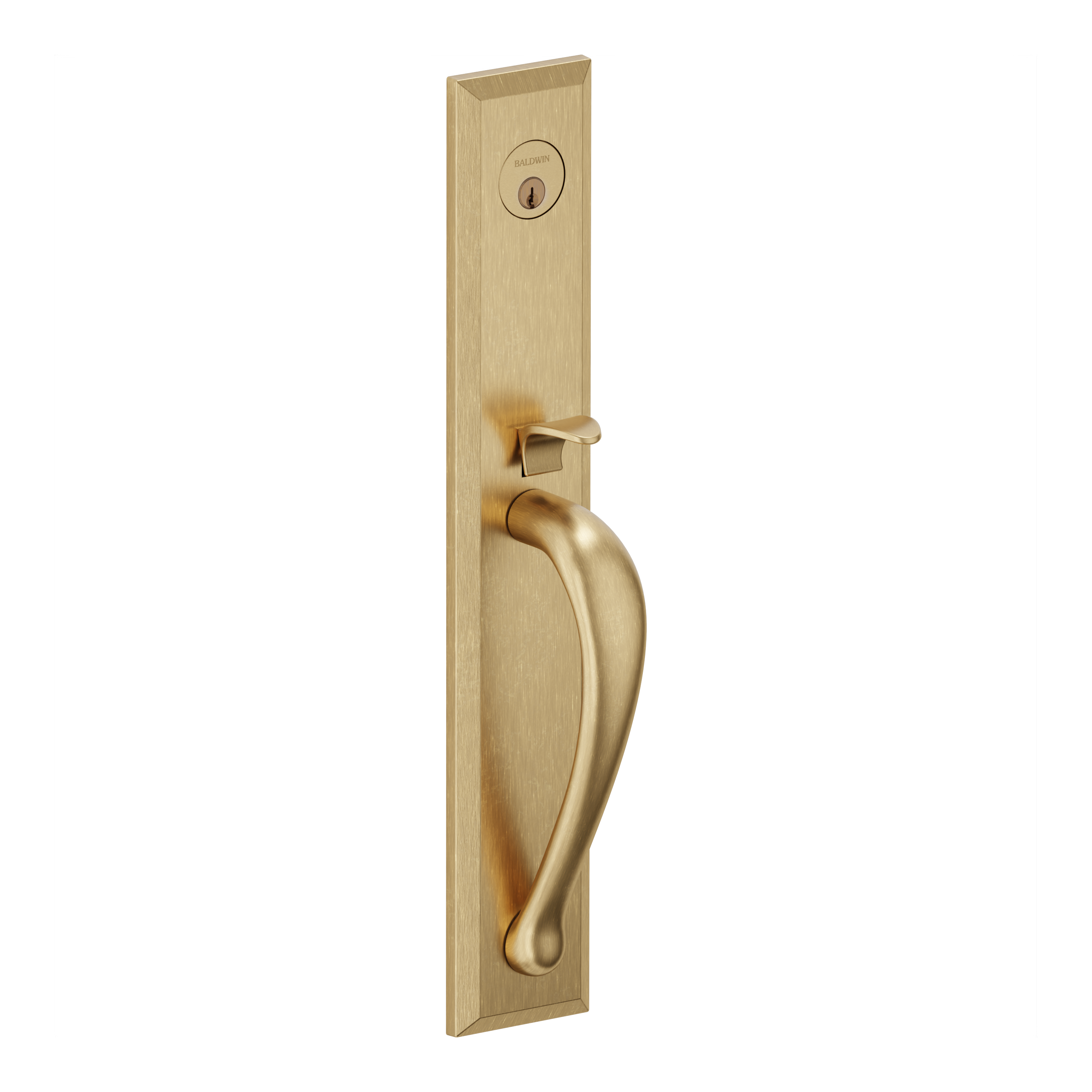 Baldwin Cody Full Single Cylinder Handleset with 5024 Oval Knob