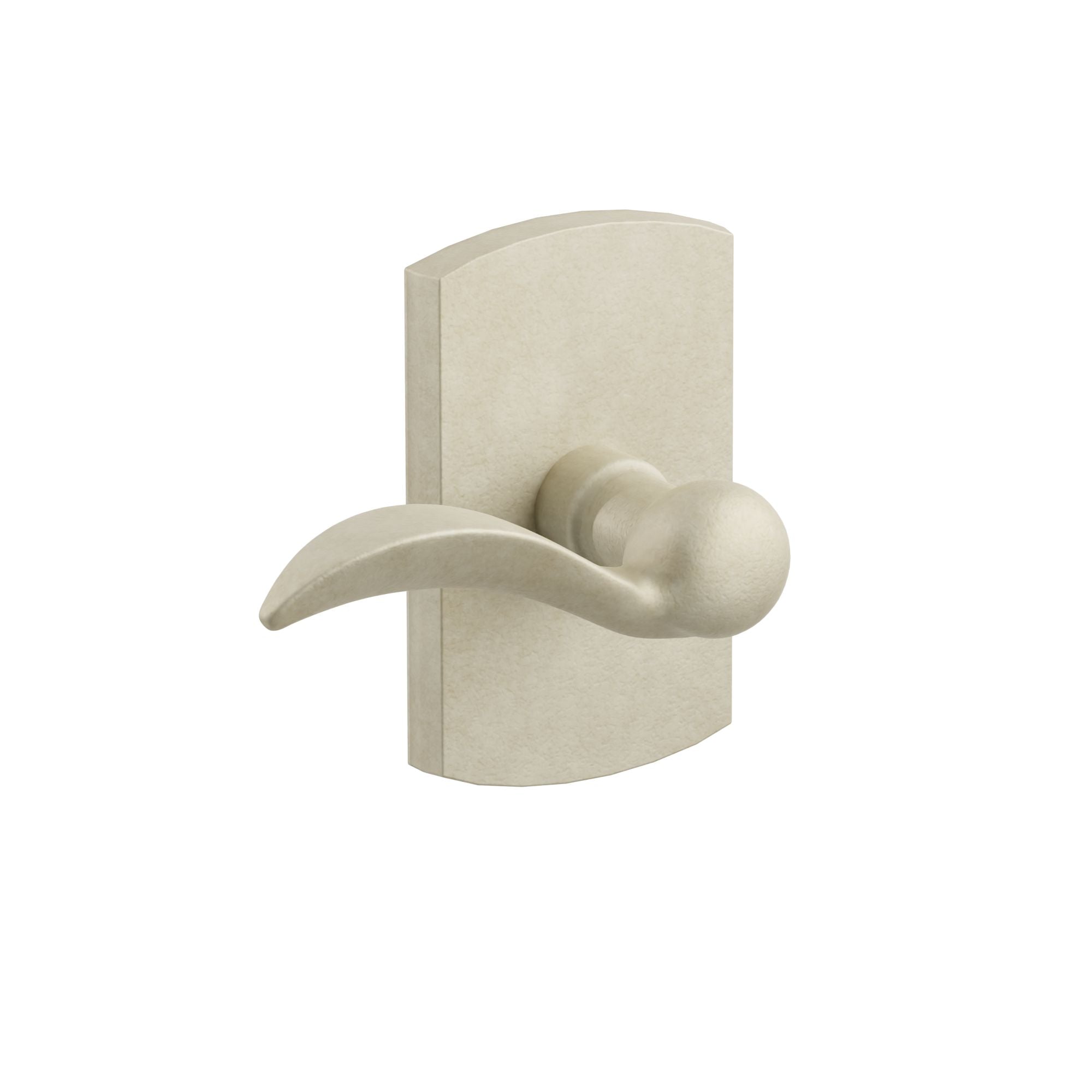 Emtek Durango Lever Set with Sandcast Bronze #4 Rosette