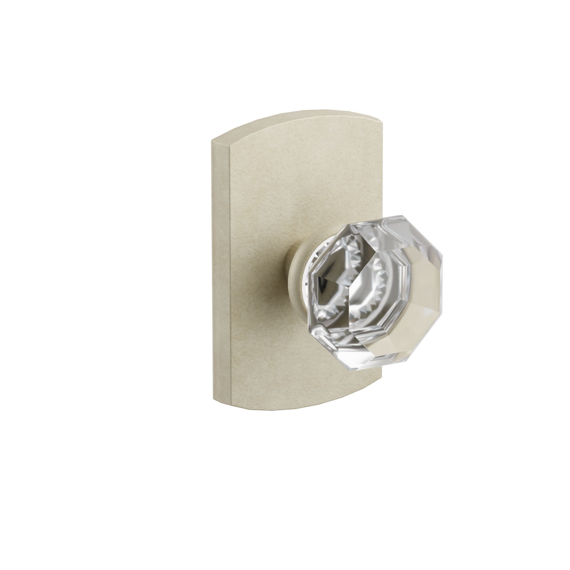 Emtek Concealed Fastener Old Town Knob Set With Sandcast Bronze #4 Rosette