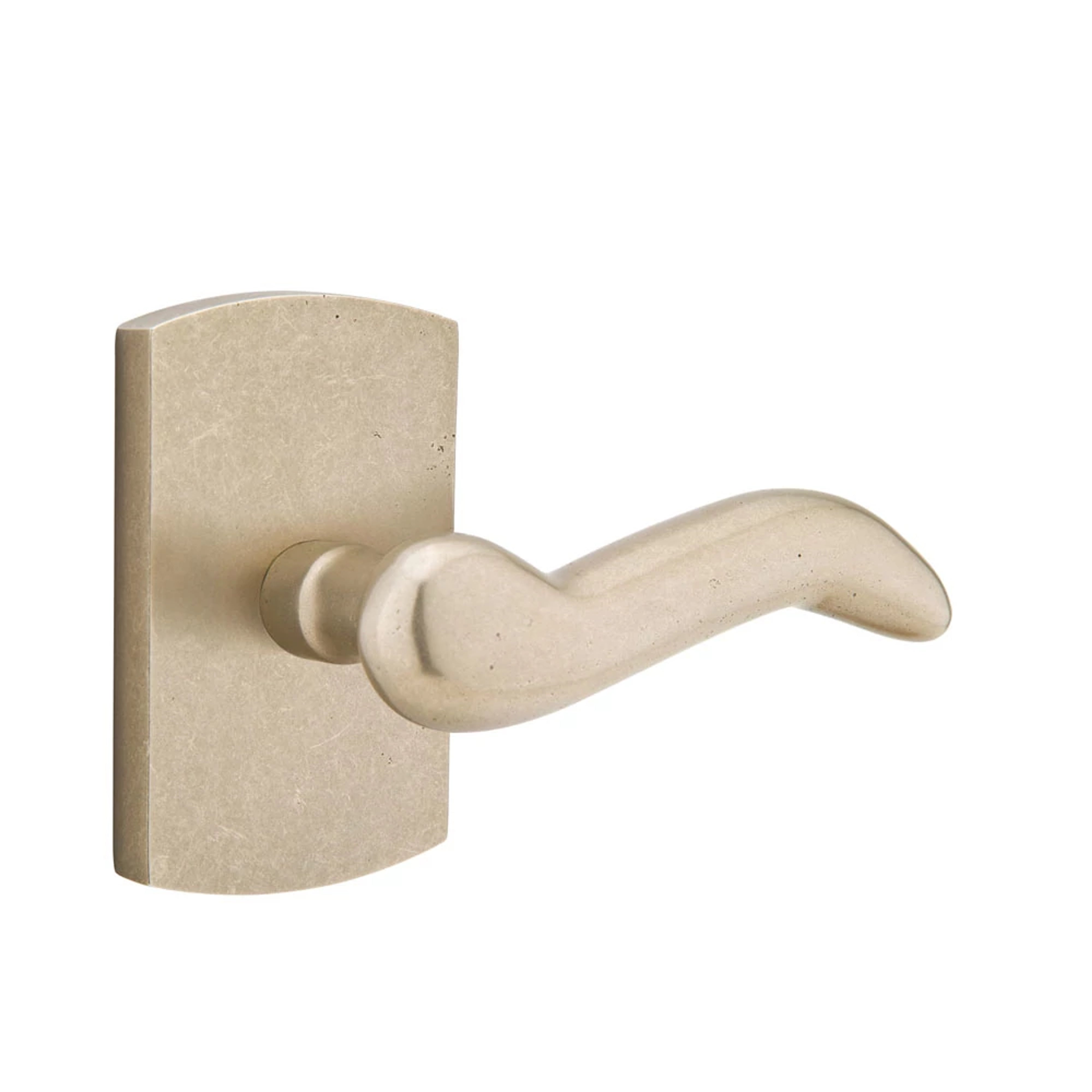 Emtek Cody Lever Set with Sandcast Bronze #4 Rosette