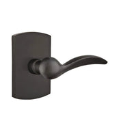 Emtek Durango Lever Set with Sandcast Bronze #4 Rosette