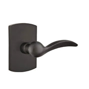 Emtek Concealed Fastener Durango Lever Set with Sandcast Bronze #4 Rosette