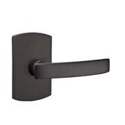 Emtek Concealed Fastener Yuma Lever Set with Sandcast Bronze #4 Rosette