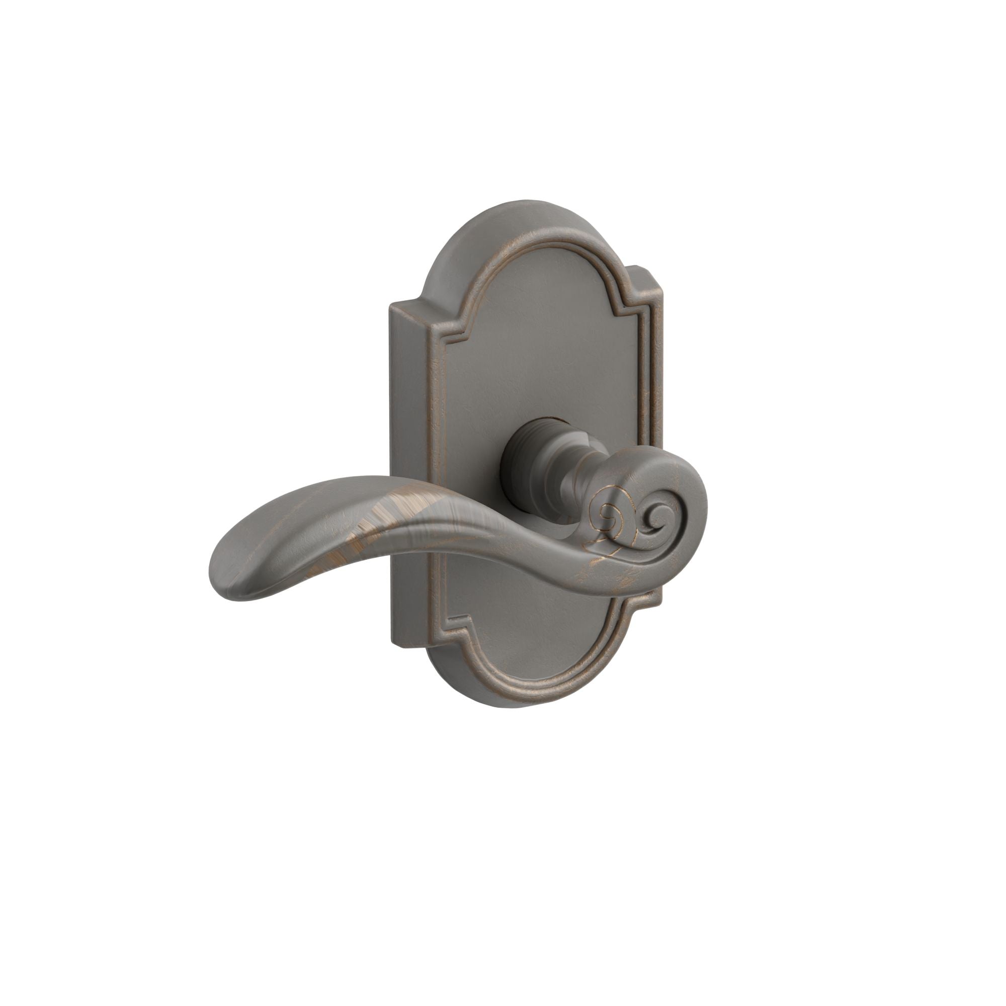Emtek Concealed Fastener Medici Lever Set with Tuscany Bronze #11 Rosette
