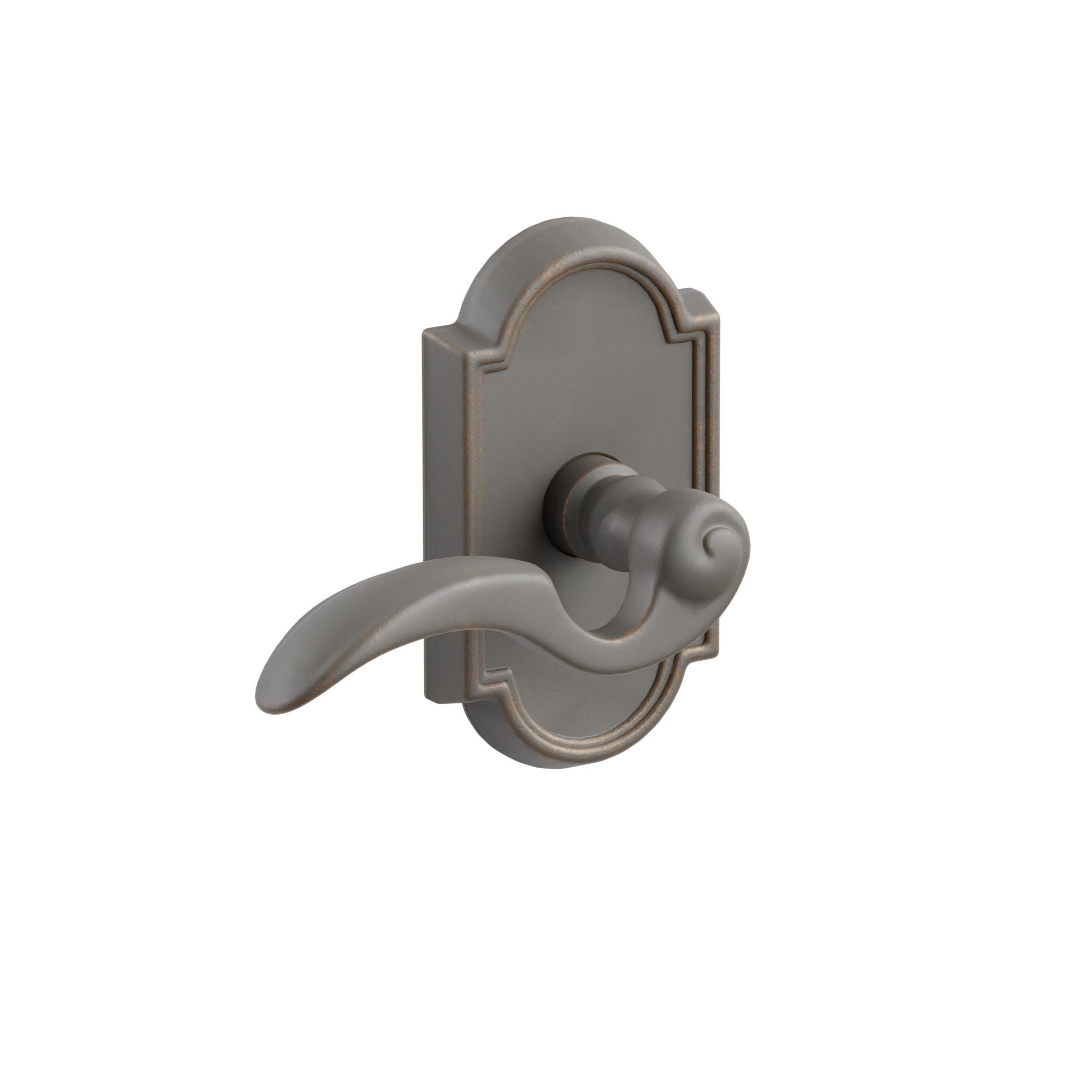 Emtek Concealed Fastener Napoli Lever Set with Tuscany Bronze #11 Rosette
