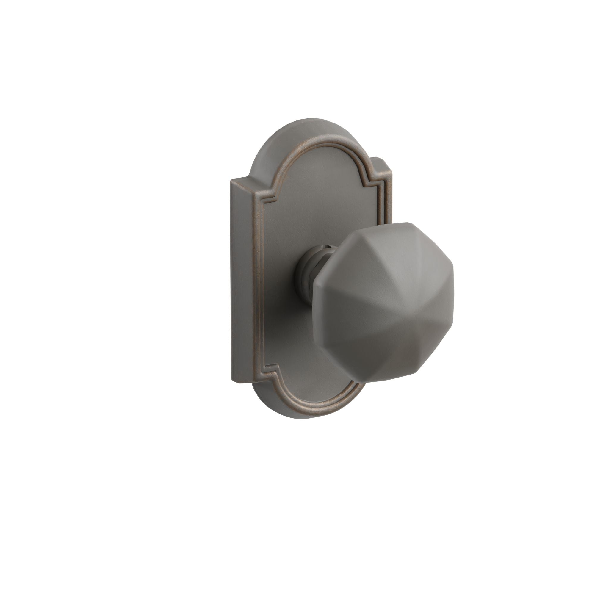 Emtek Concealed Fastener Octagon Knob Set with Tuscany Bronze #11 Rosette