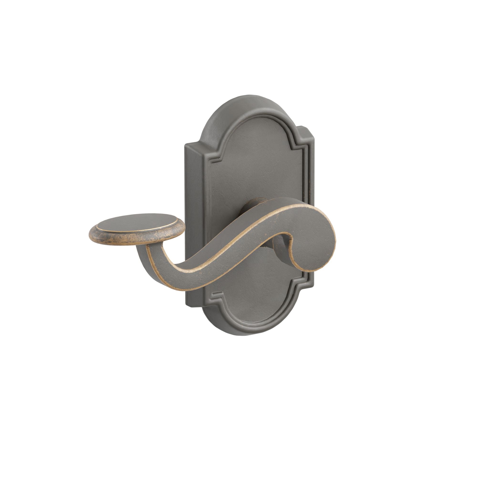 Emtek Concealed Fastener Padua Lever Set with Tuscany Bronze #11 Rosette