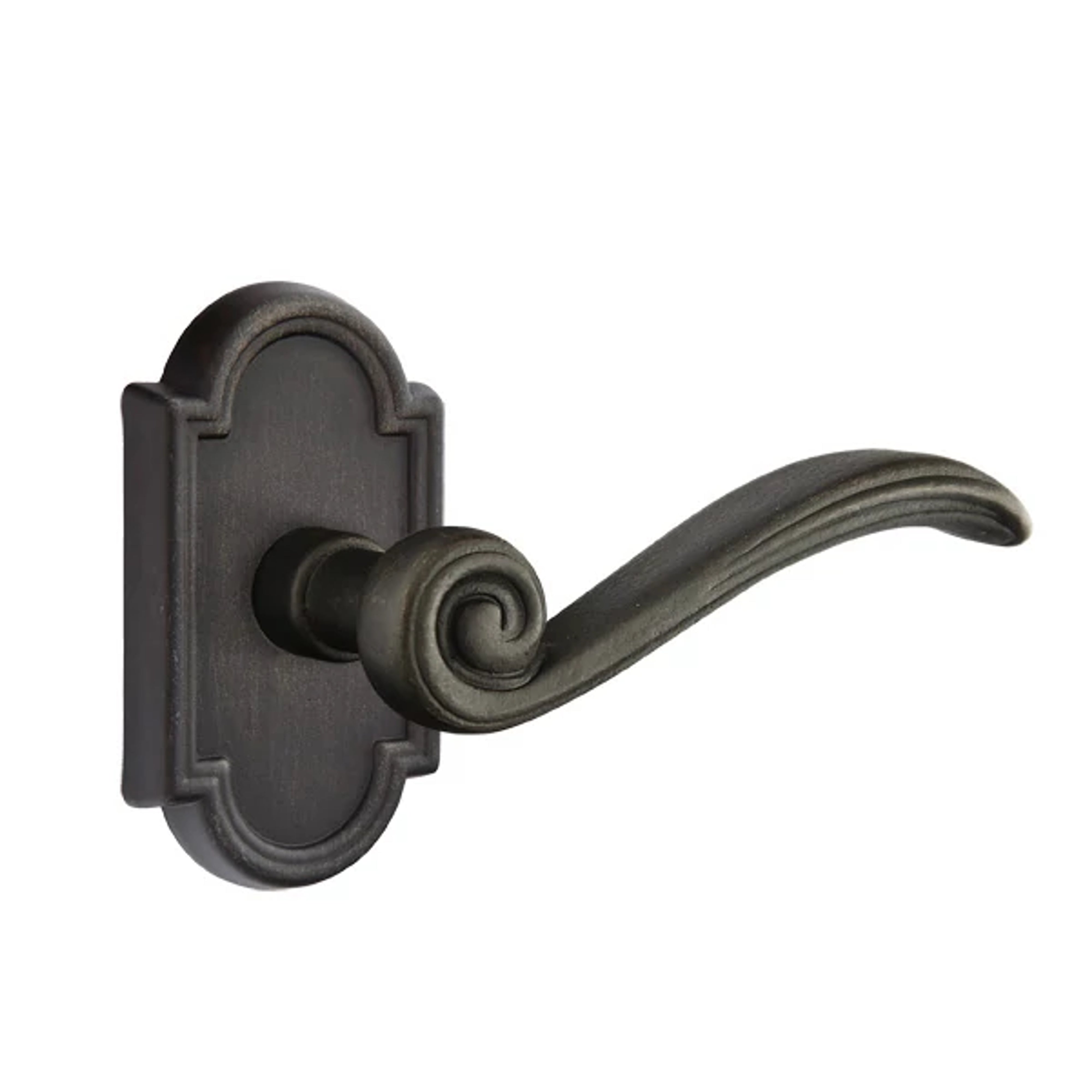 Emtek Medici Lever Set with Tuscany Bronze #11 Rosette