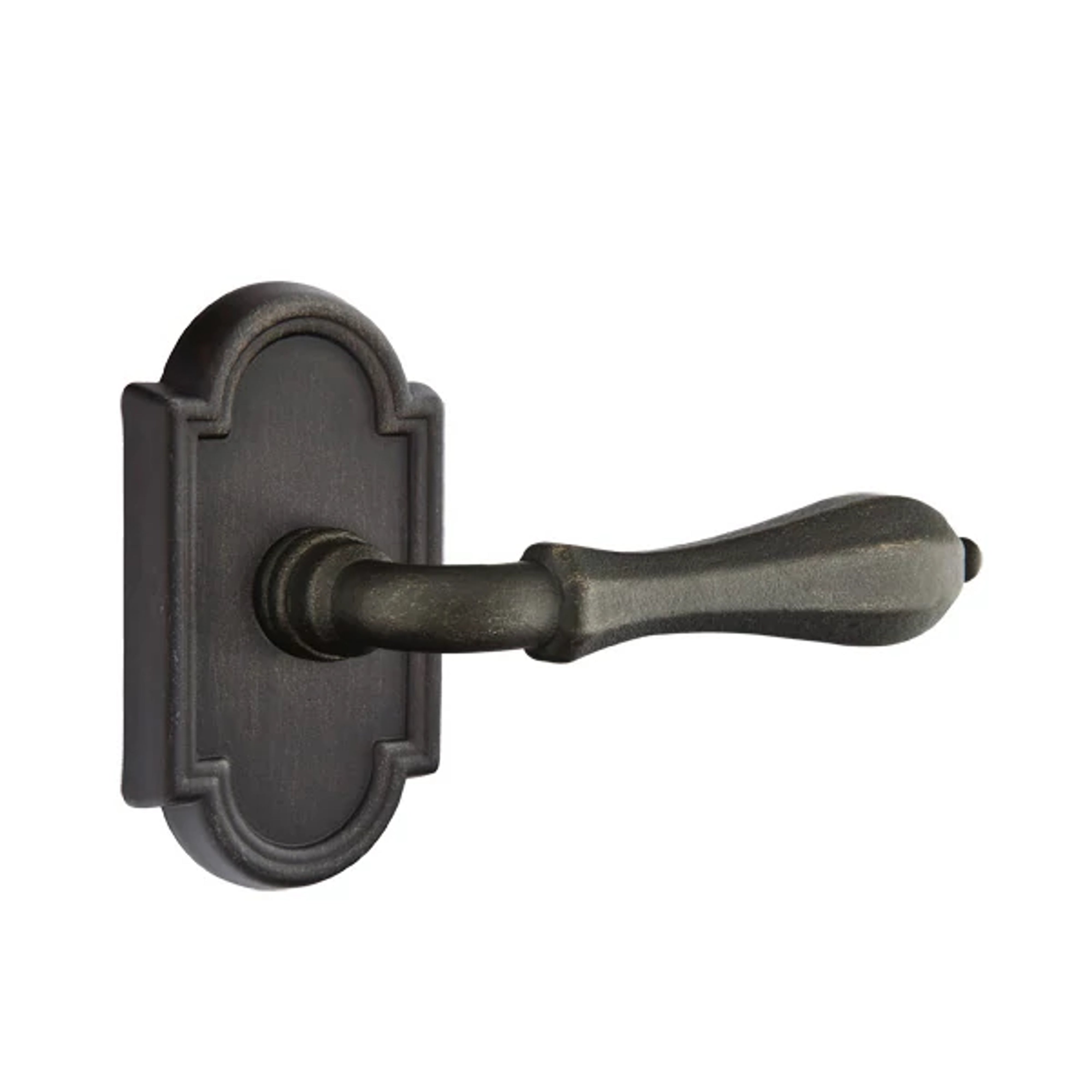 Emtek Octagon Lever Set with Tuscany Bronze #11 Rosette