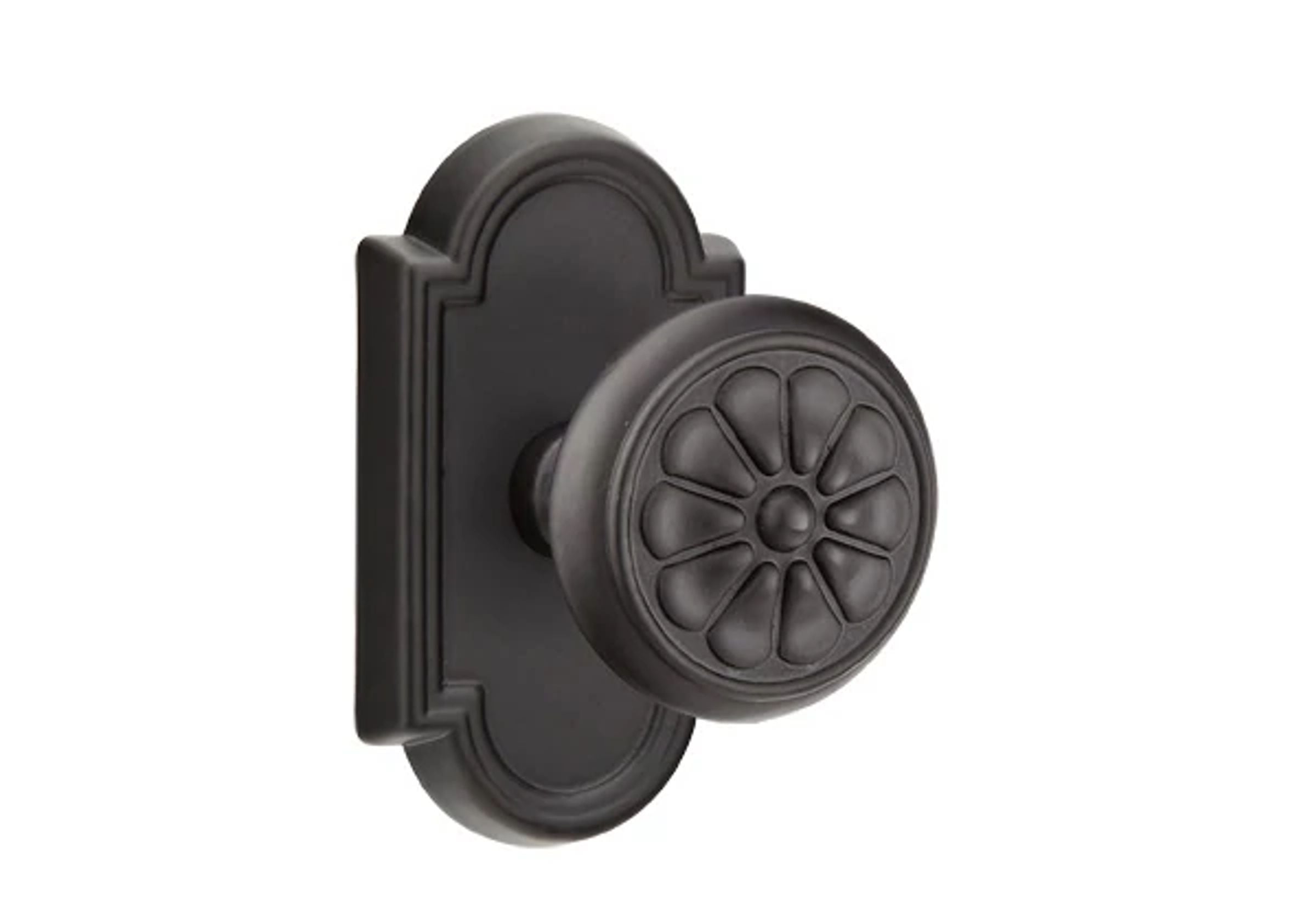 Emtek Petal Knob Set with Tuscany Bronze #11 Rosette