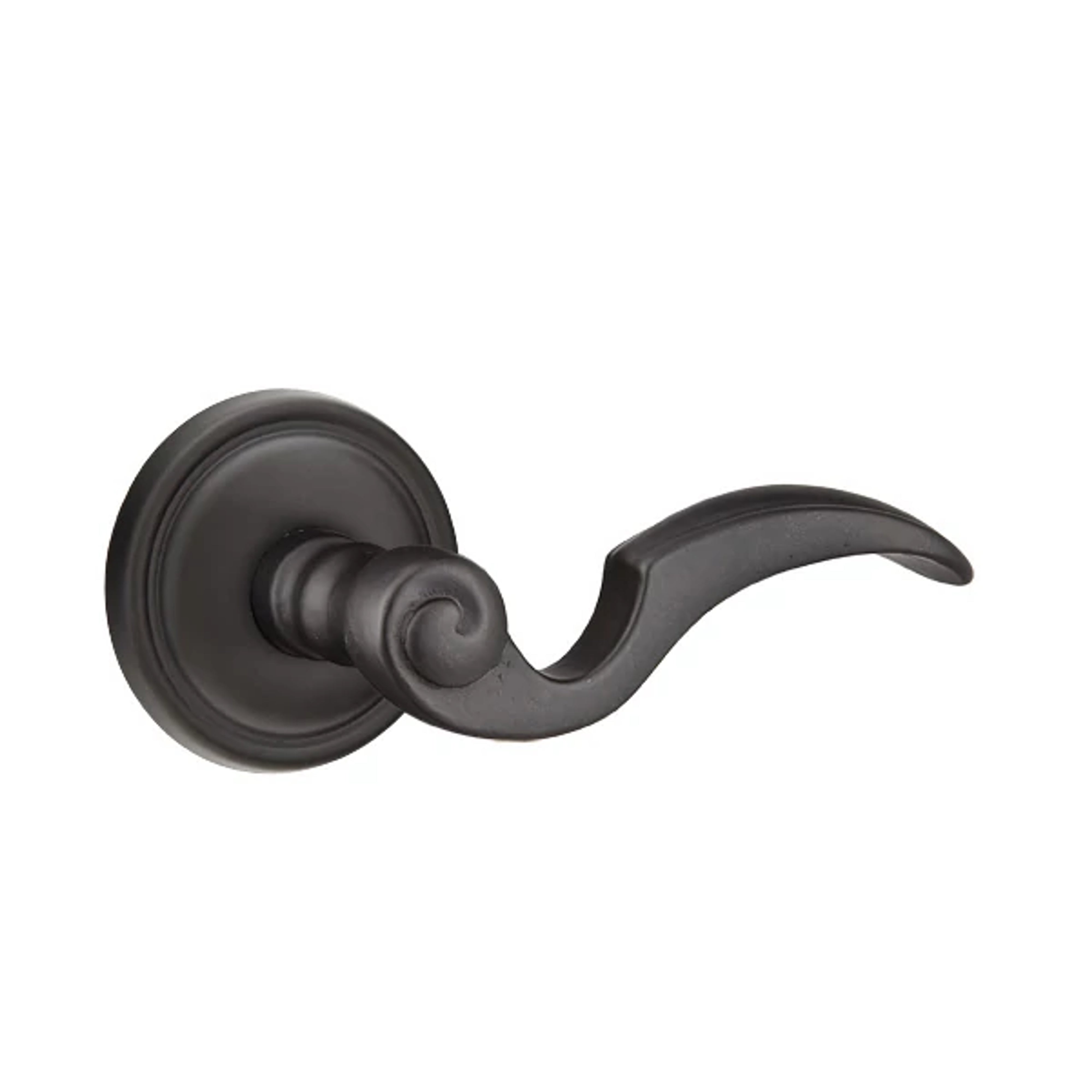 Emtek Concealed Fastener Napoli Lever Set with Tuscany Bronze #12 Rosette