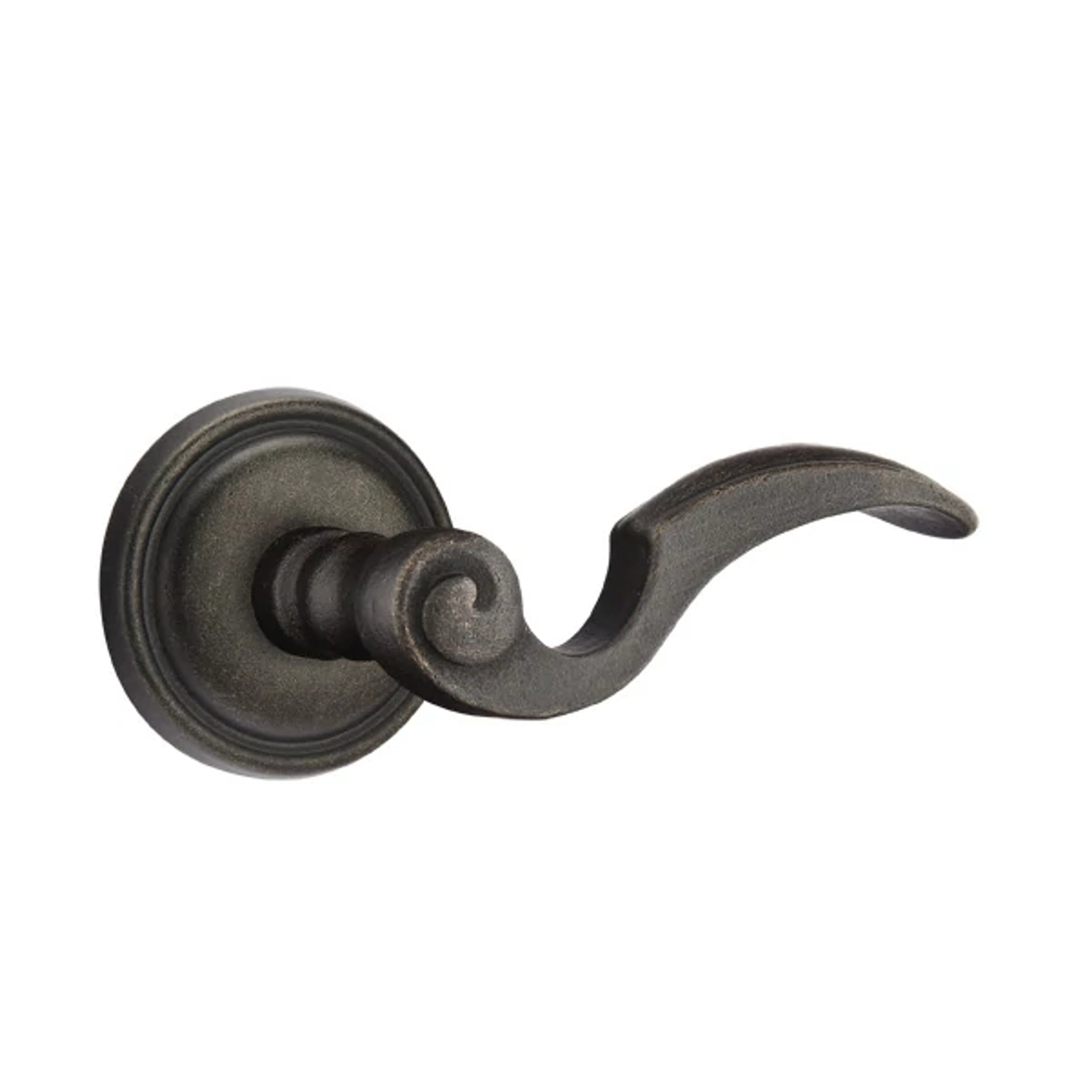 Emtek Napoli Lever Set with Tuscany Bronze #12 Rosette