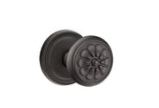 Emtek Concealed Fastener Petal Knob Set with Tuscany Bronze #12 Rosette