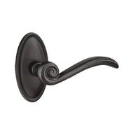 Emtek Medici Lever Set with Tuscany Bronze #14 Rosette