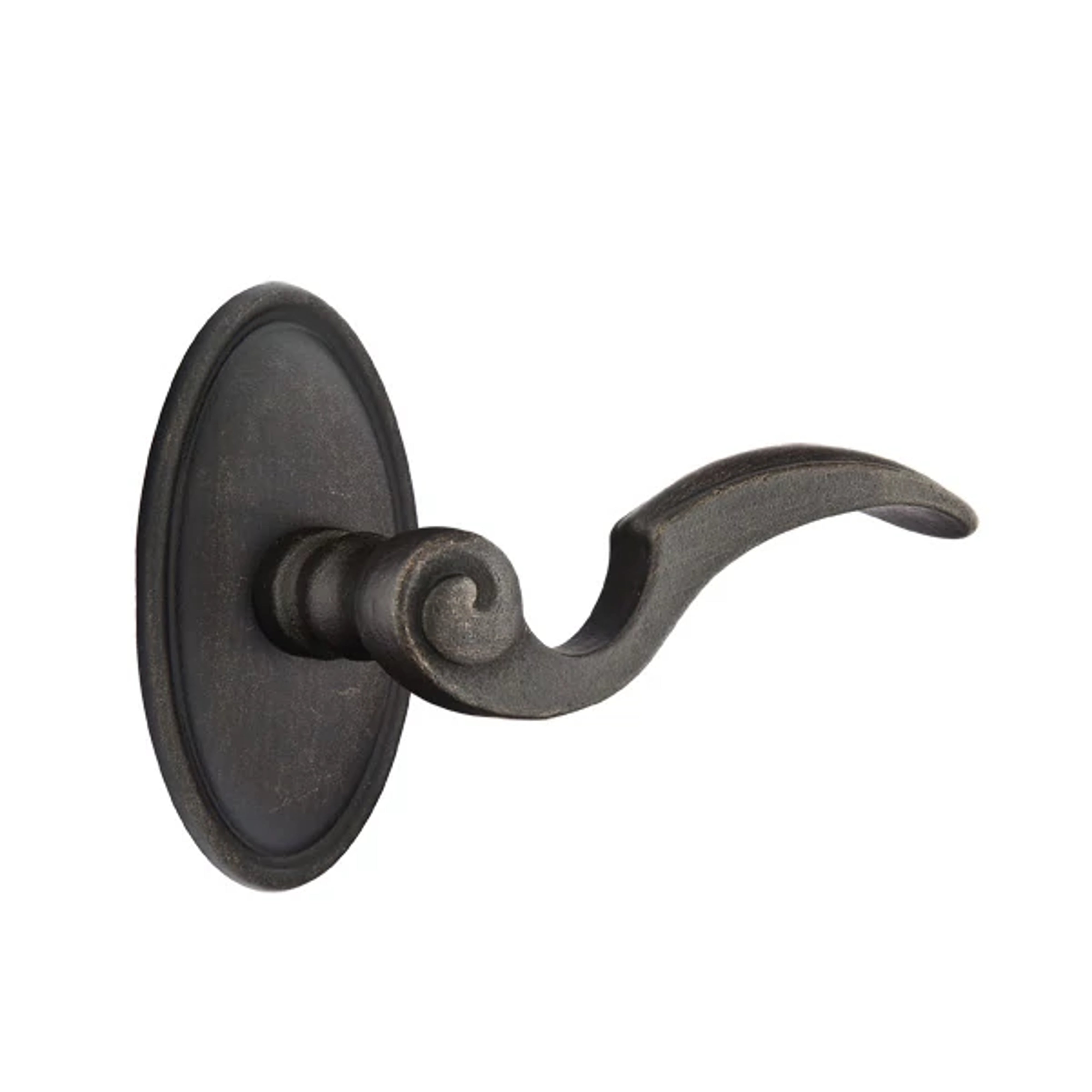 Emtek Napoli Lever Set with Tuscany Bronze #14 Rosette