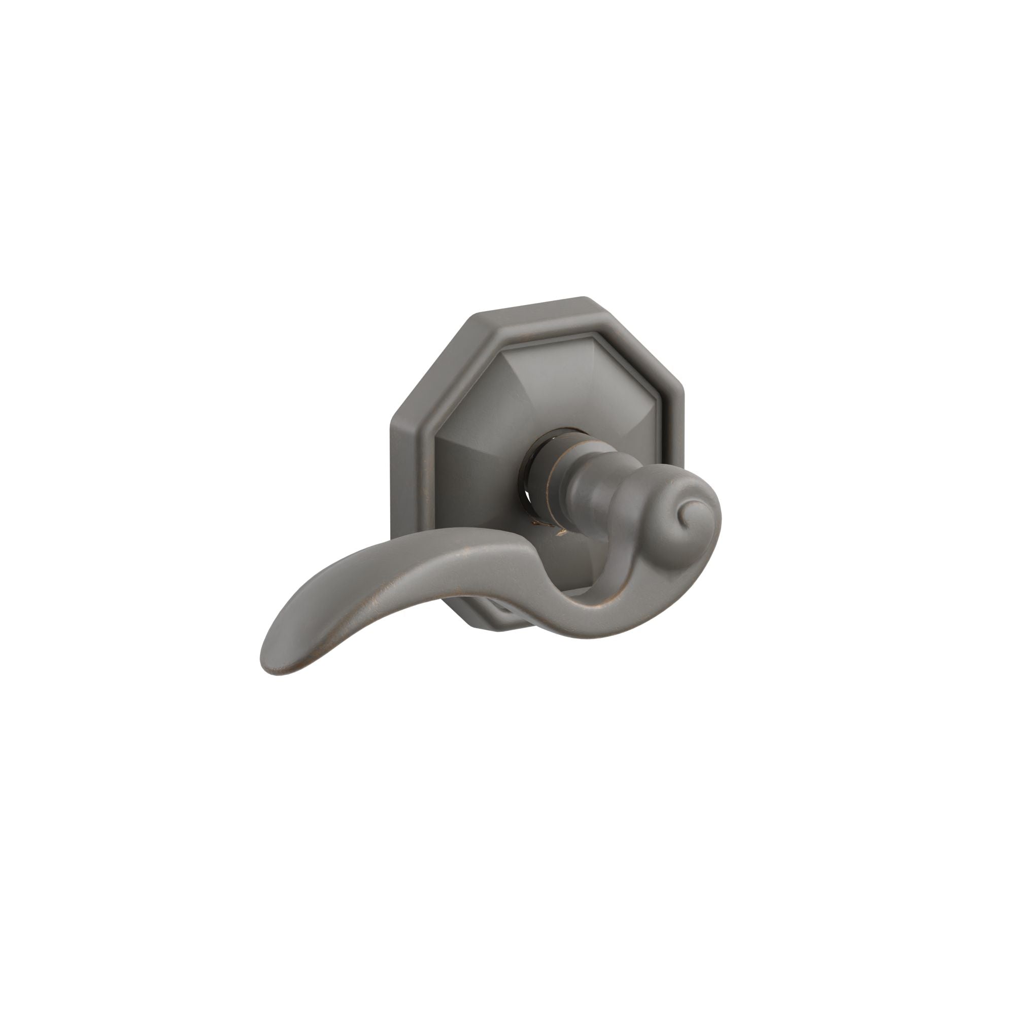 Emtek Napoli Lever Set with Tuscany Bronze #15 Rosette