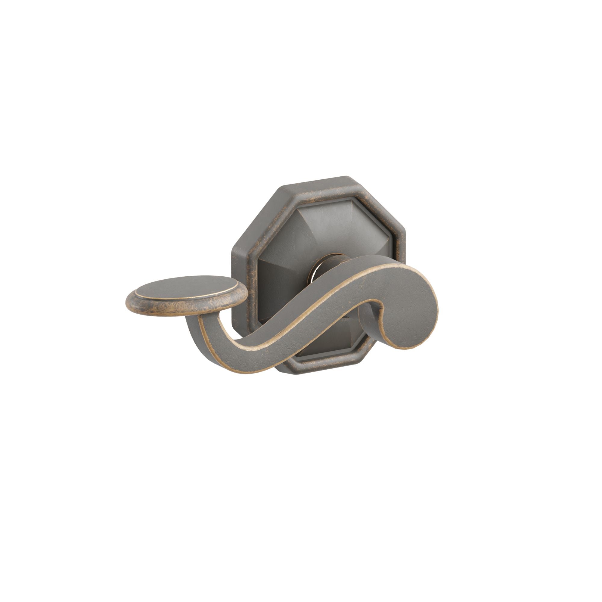 Emtek Padua Lever Set with Tuscany Bronze #15 Rosette