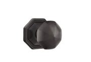 Emtek Octagon Knob Set with Tuscany Bronze #15 Rosette