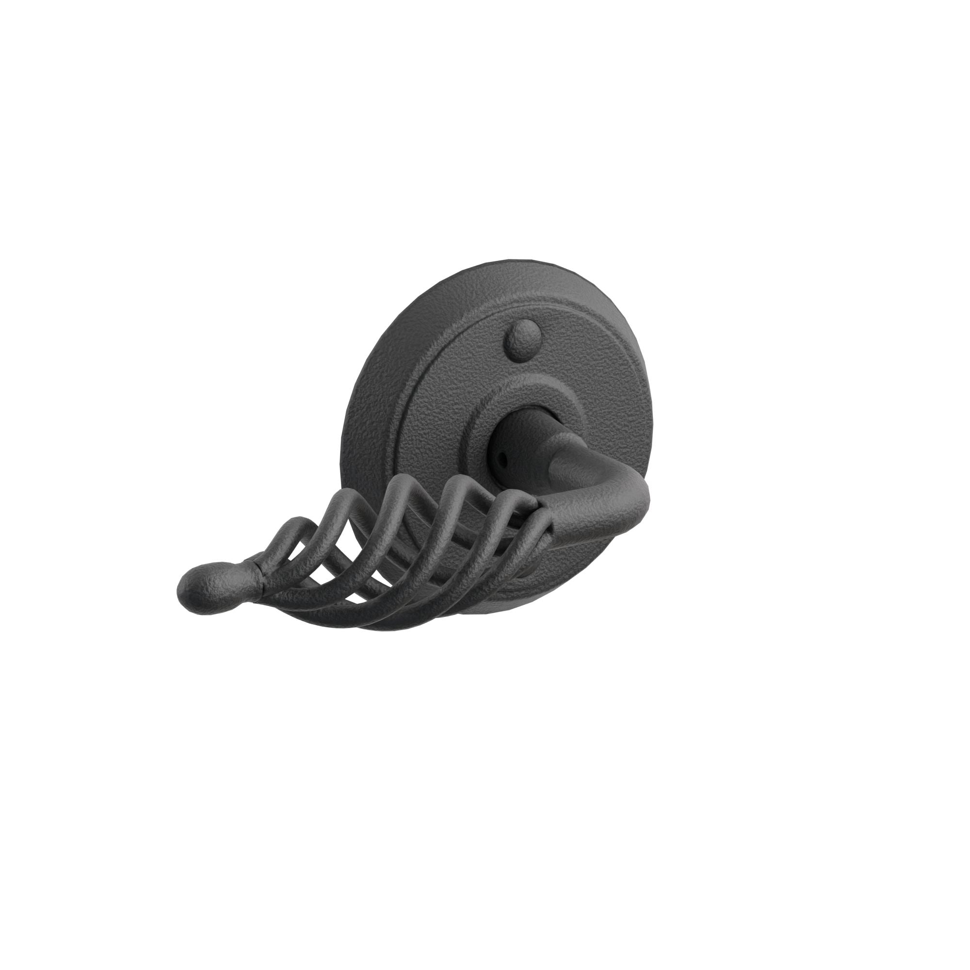 Emtek Lafayette Lever Set with Wrought Steel #1 Rosette