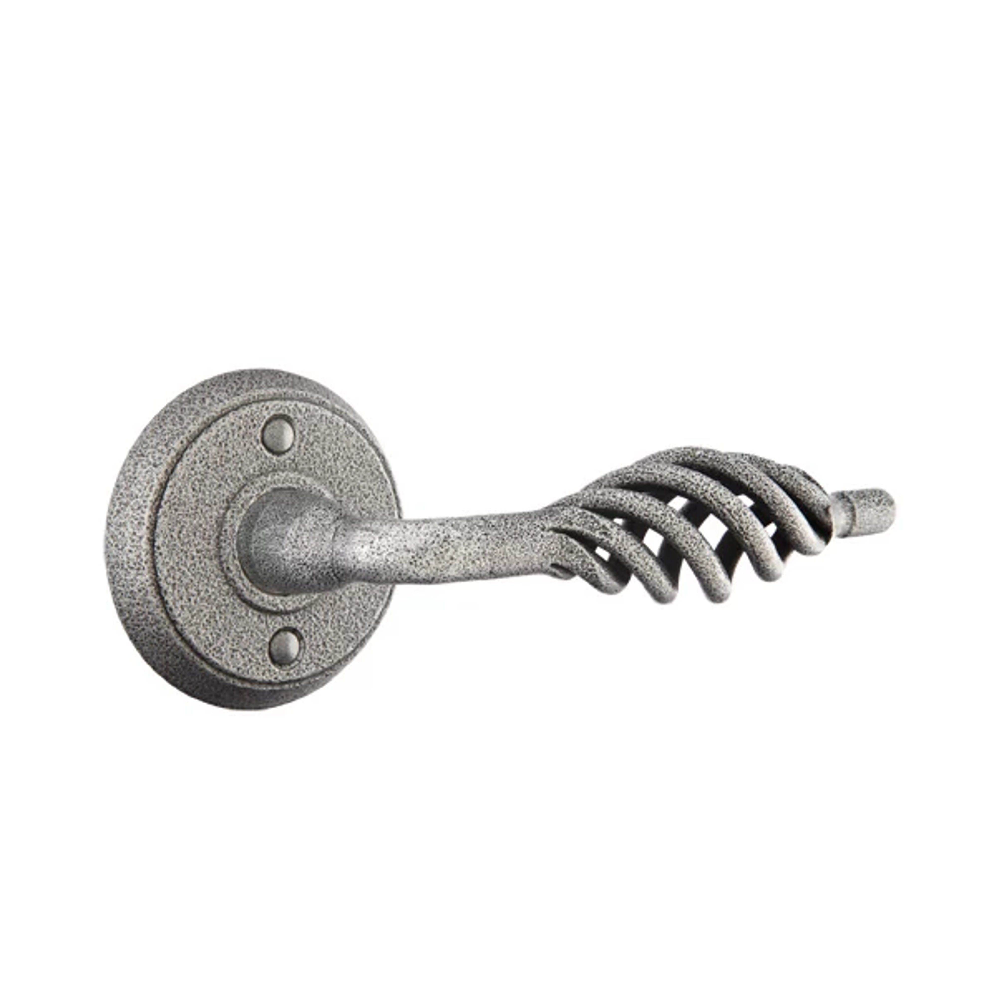 Emtek Lafayette Lever Set with Wrought Steel #2 Rosette