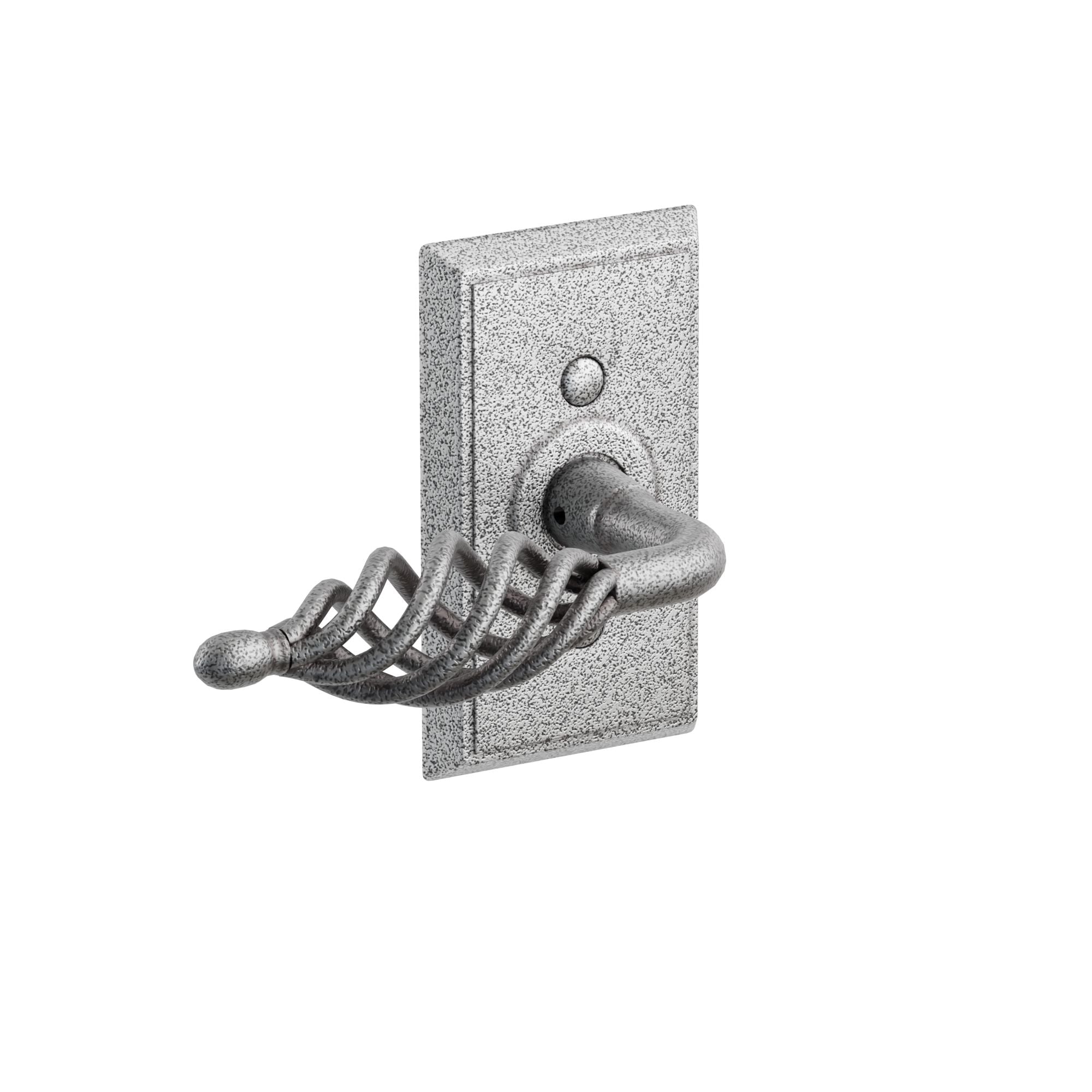 Emtek Normandy Lever Set with Wrought Steel #2 Rosette